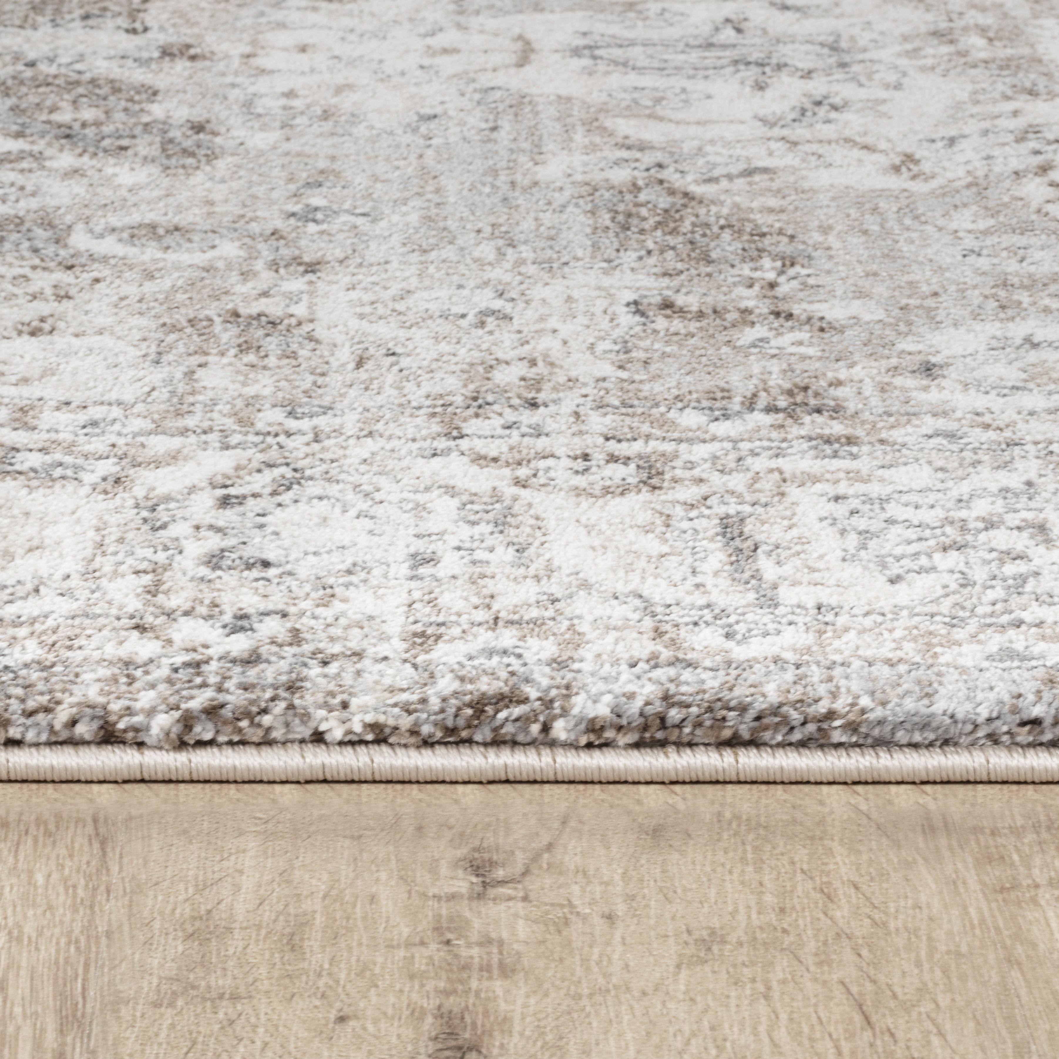 Traditional Vintage Oriental Medallion Beige Area Rug & Runner – A859A Beige/Beige
