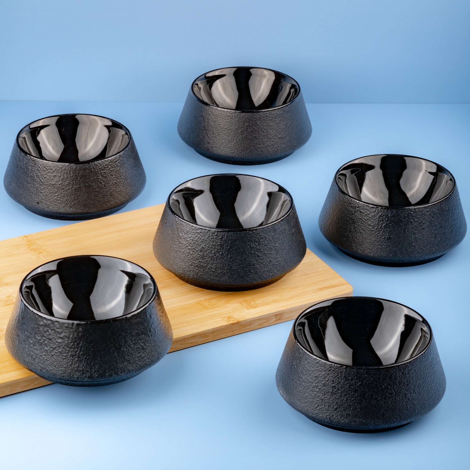 Porcelain Bowl | 6" Non Stackable Slide Bowl | Set of 6