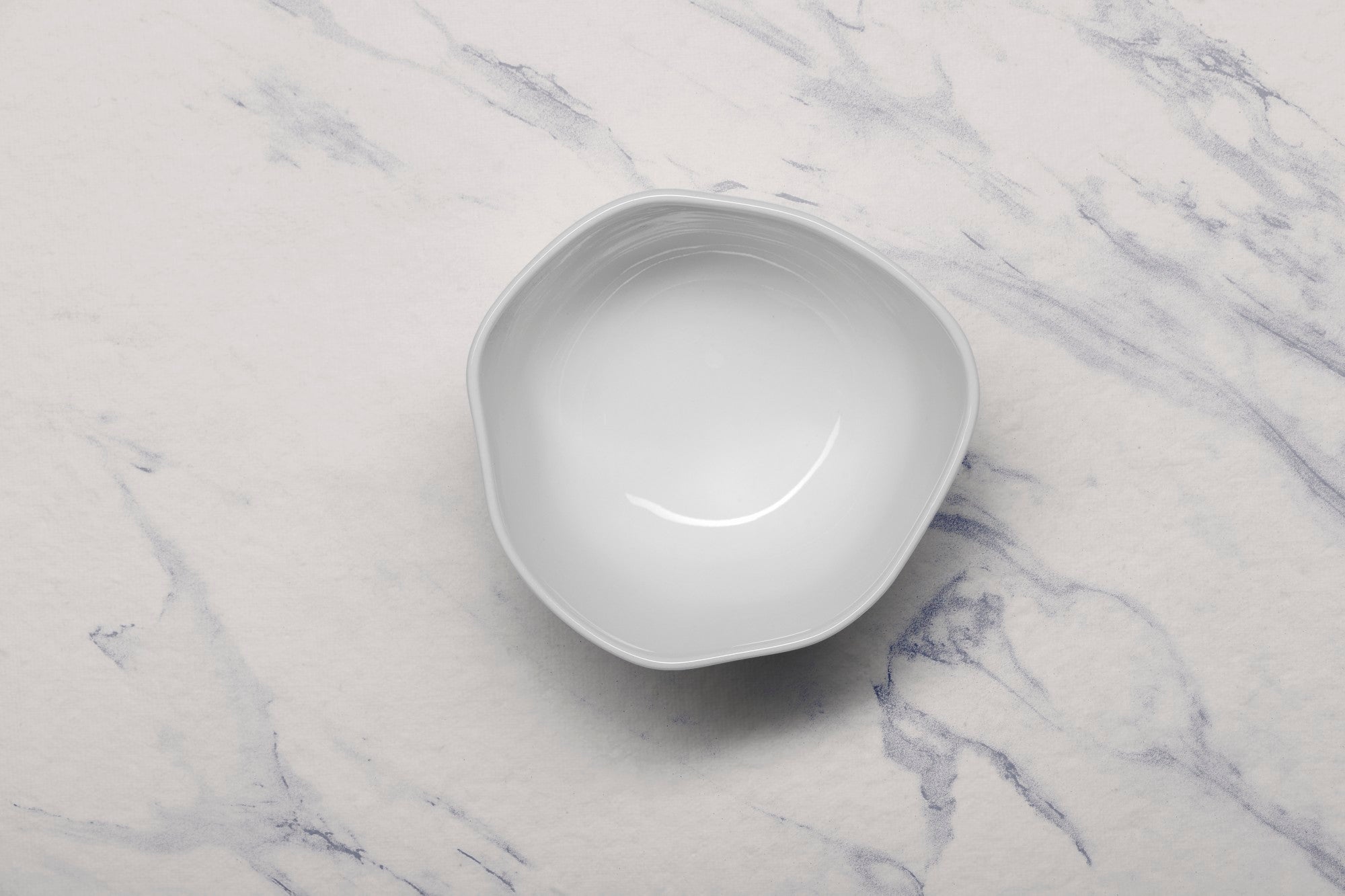 Porcelain Non Stackable Bowl | 3.75", Uneven Shape | Set of 12