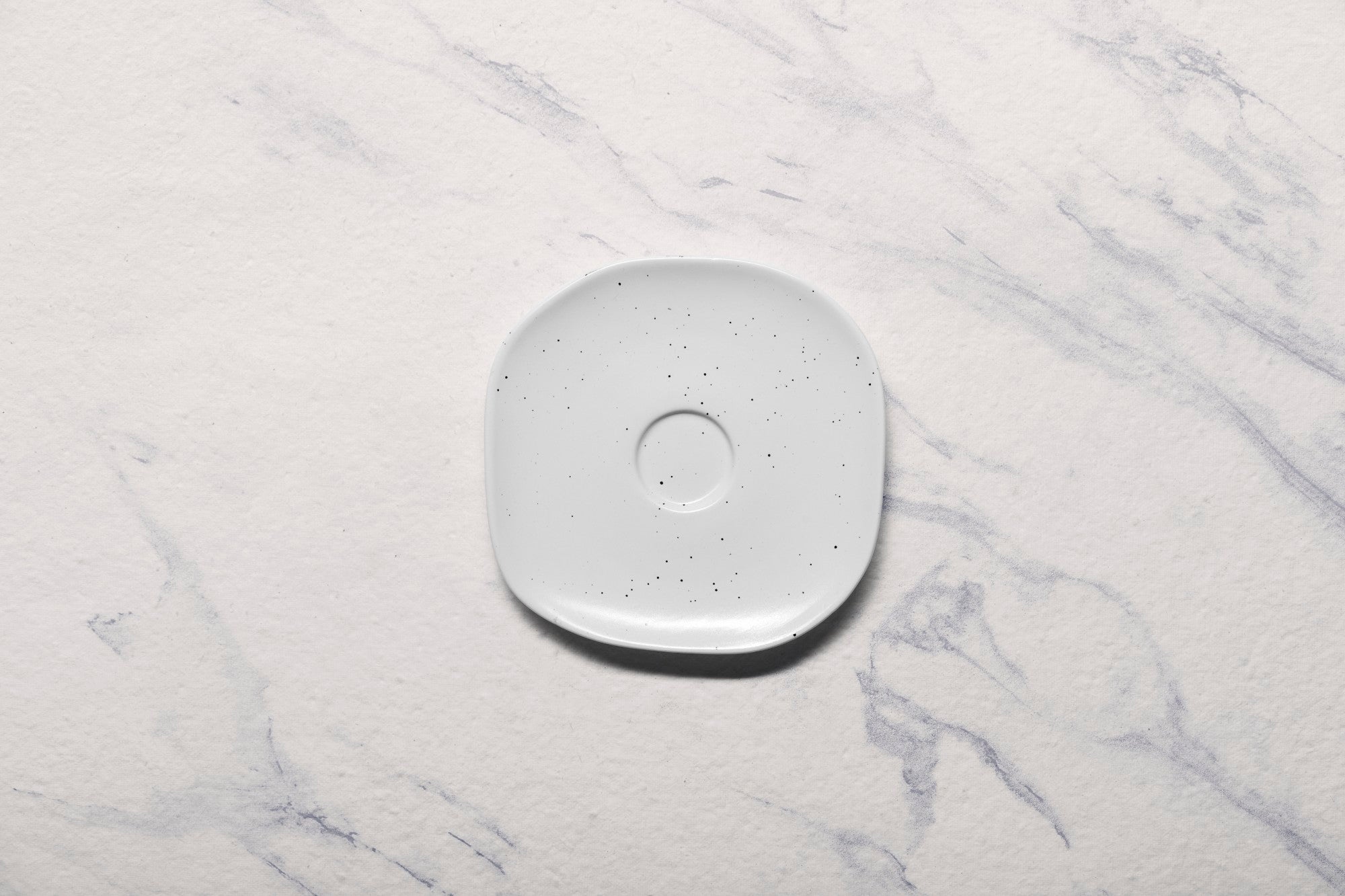Porcelain Saucer | Uneven Shape | Set Of 12