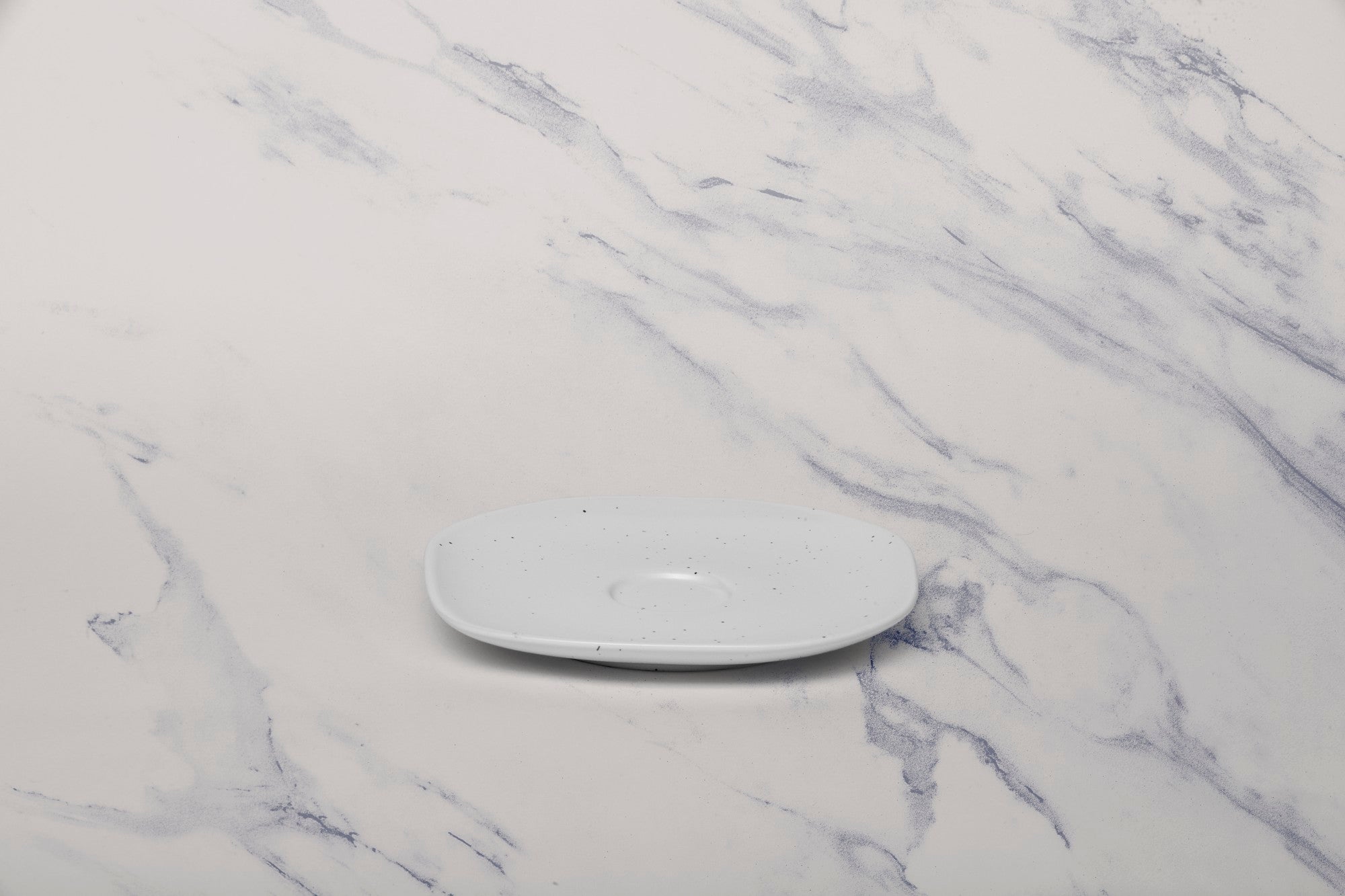 Porcelain Saucer | Uneven Shape | Set Of 12