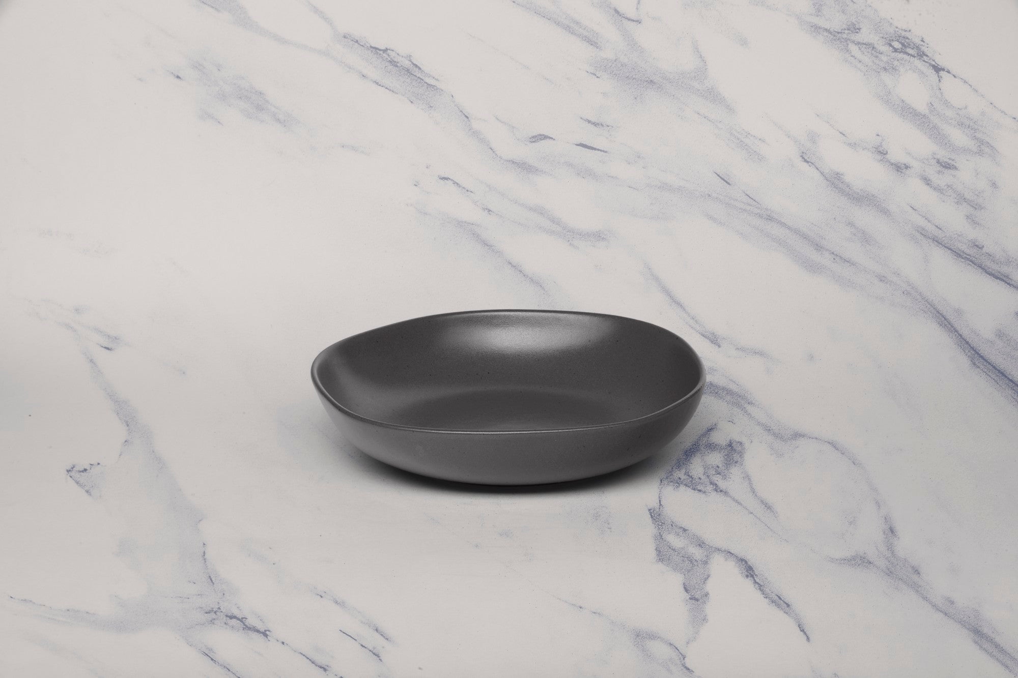Porcelain Deep Dinner Plate | Uneven Shape | Set of 6
