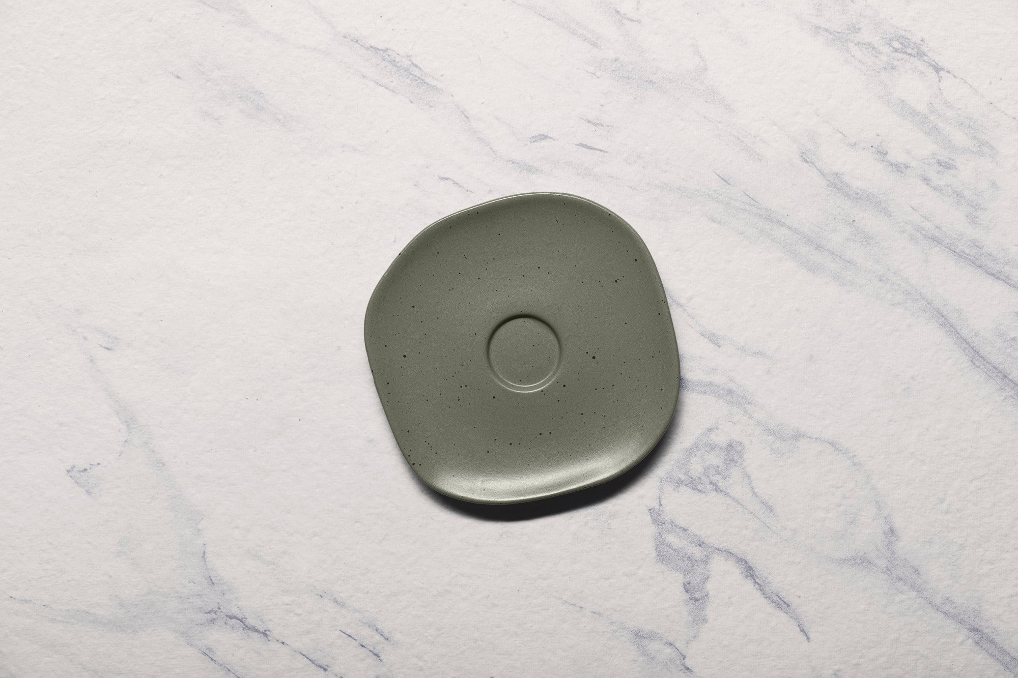 Porcelain Saucer | Uneven Shape | Set Of 12