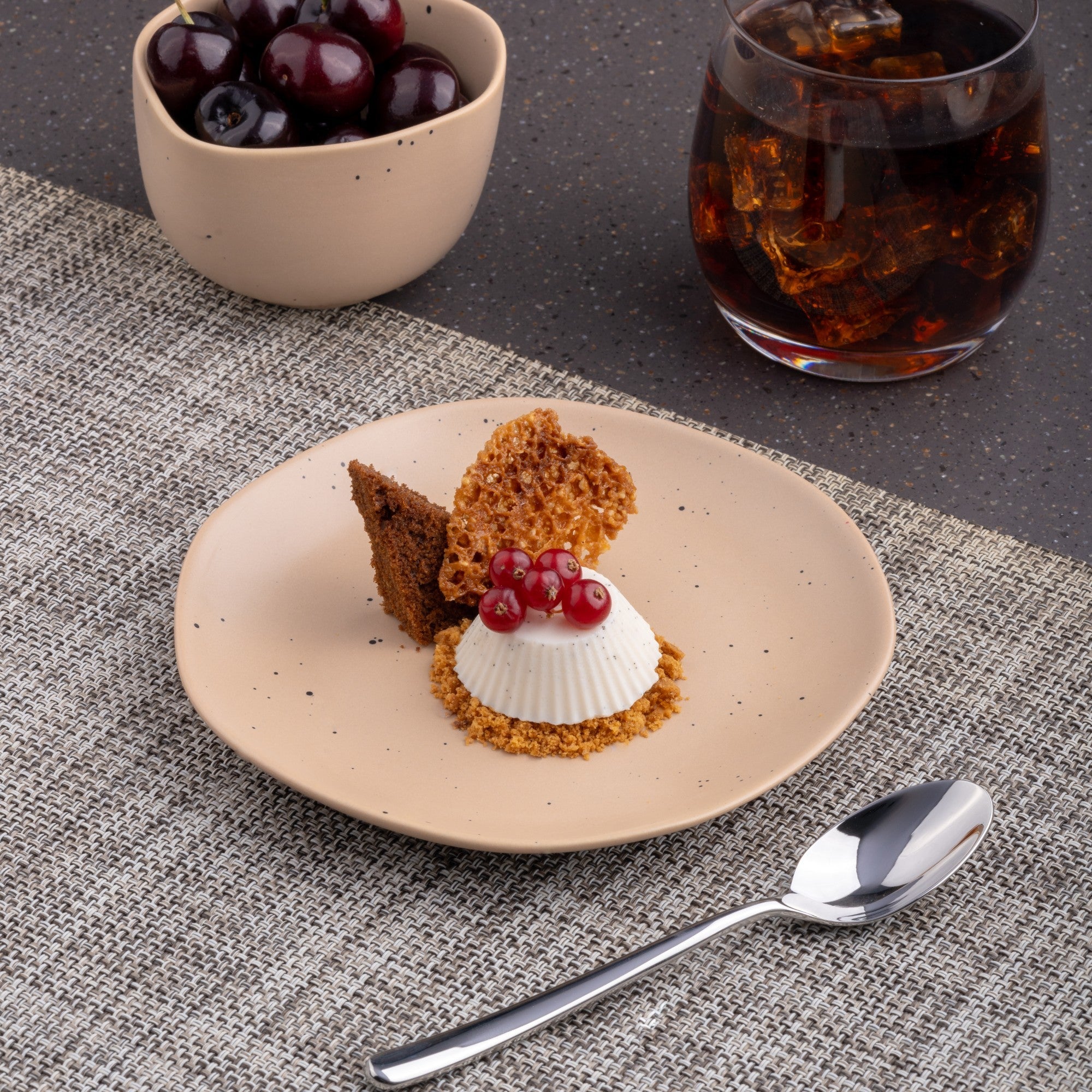 Porcelain Flat Dinner Plate | Uneven Shape | Set of 12