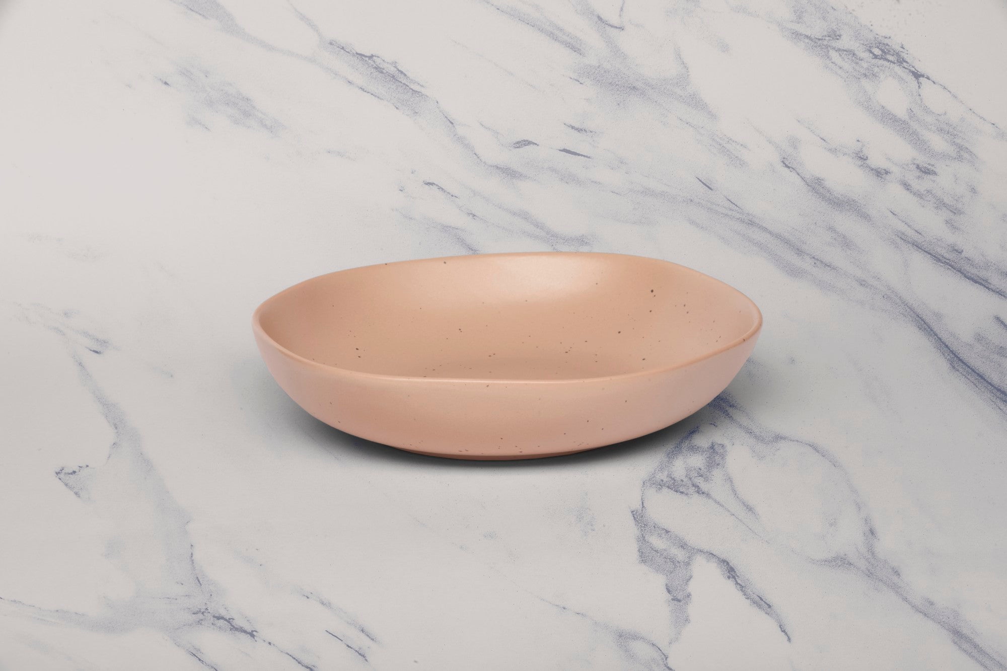 Porcelain Deep Dinner Plate | Uneven Shape | Set of 6
