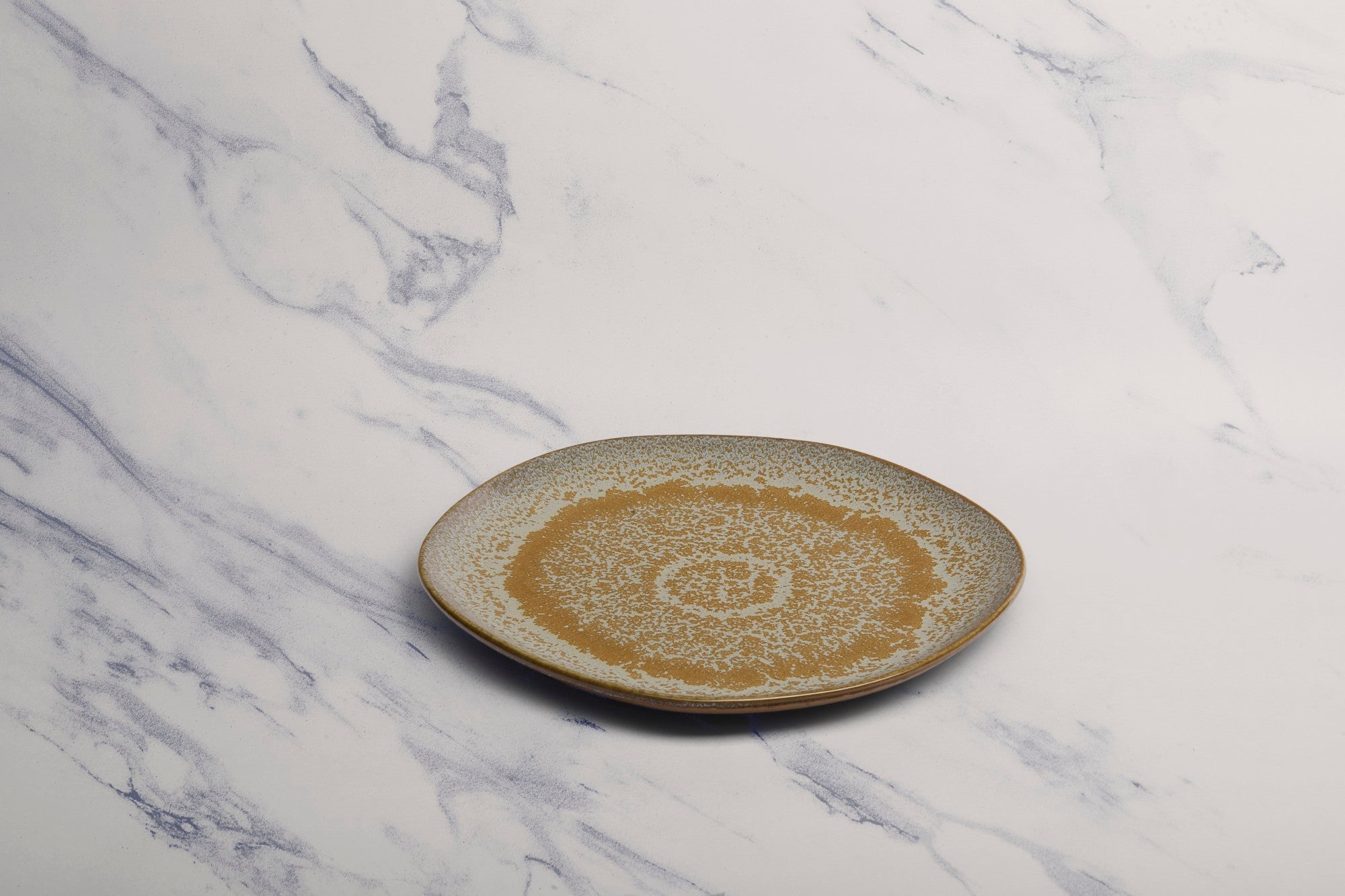Artistic Porcelain Dinner Plate | Uneven Shape, Set of 12