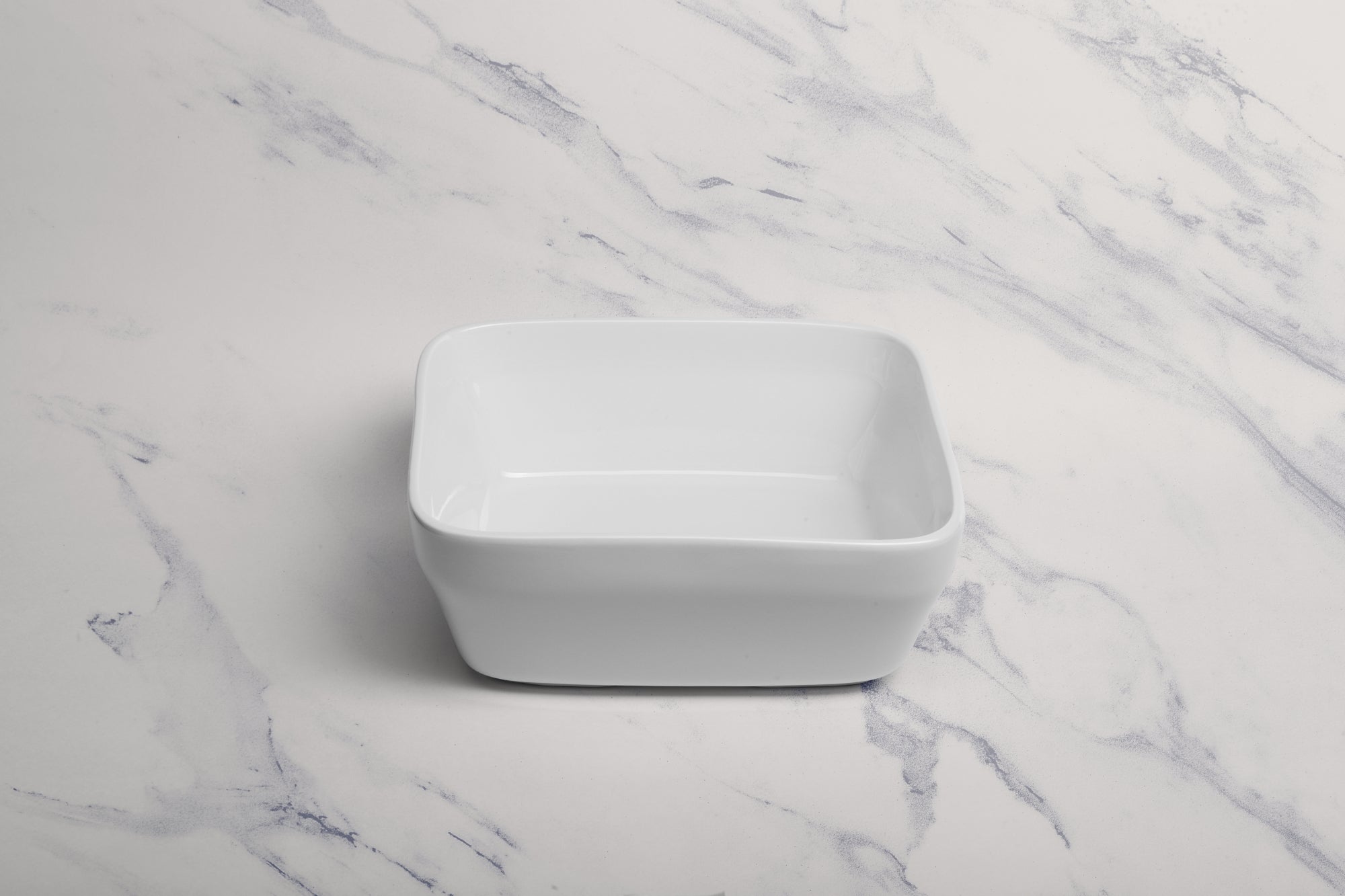 Pan Square Bowl | Ivory, Porcelain | Pack of 1