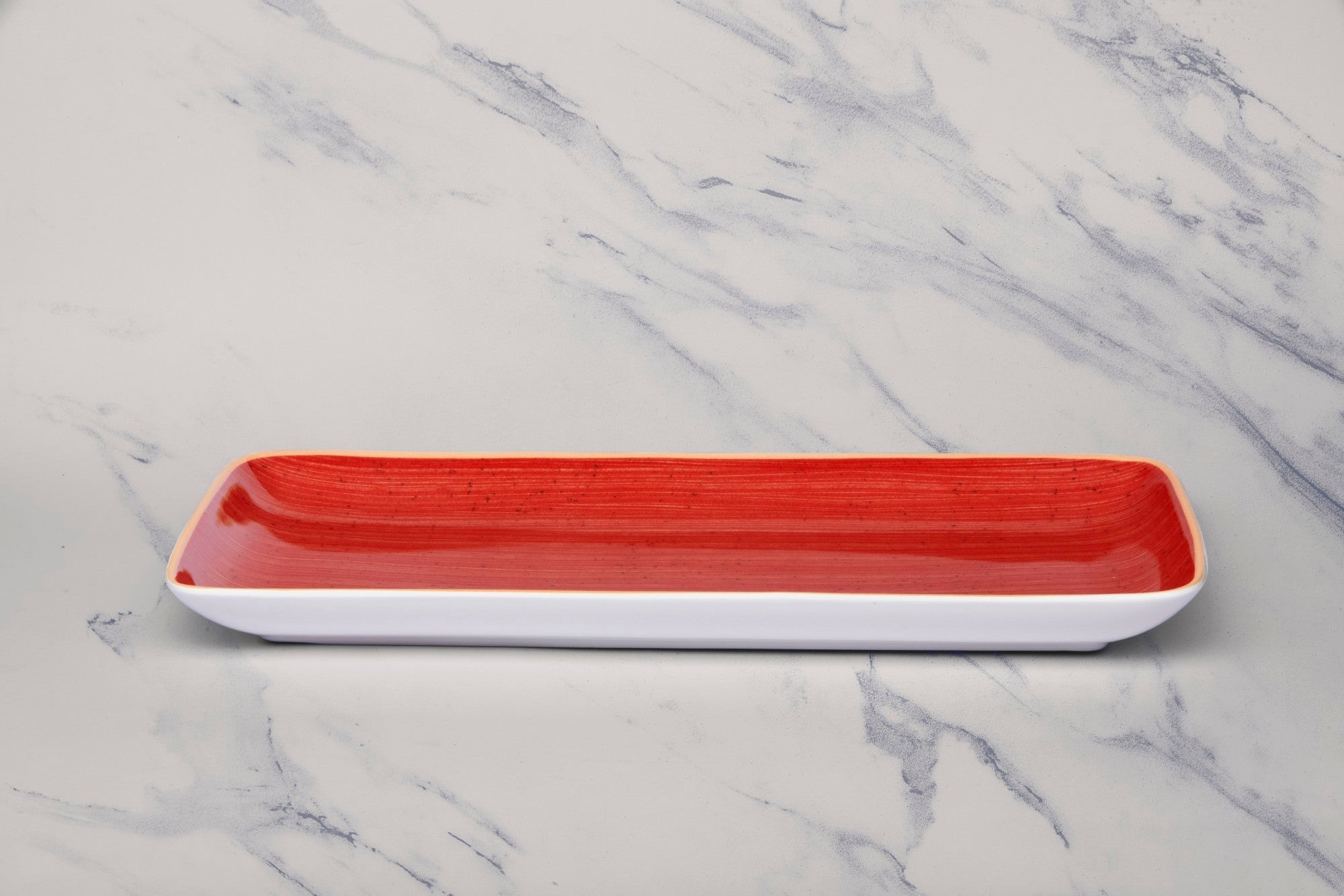 Porcelain Rectangle Plate | Set of 6