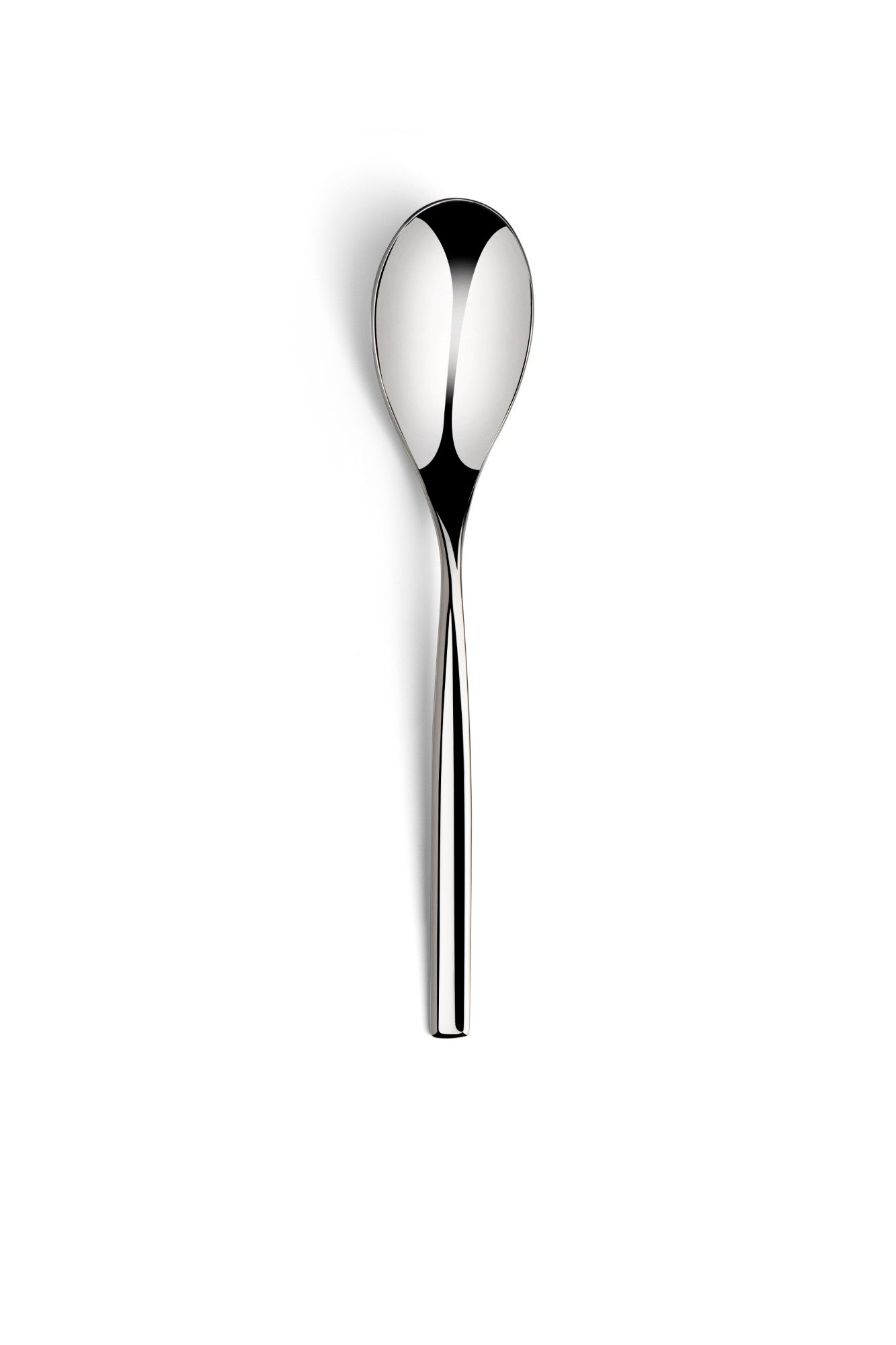 Stainless Steel Dessert Spoon Set of 12 | 7.5", Silver