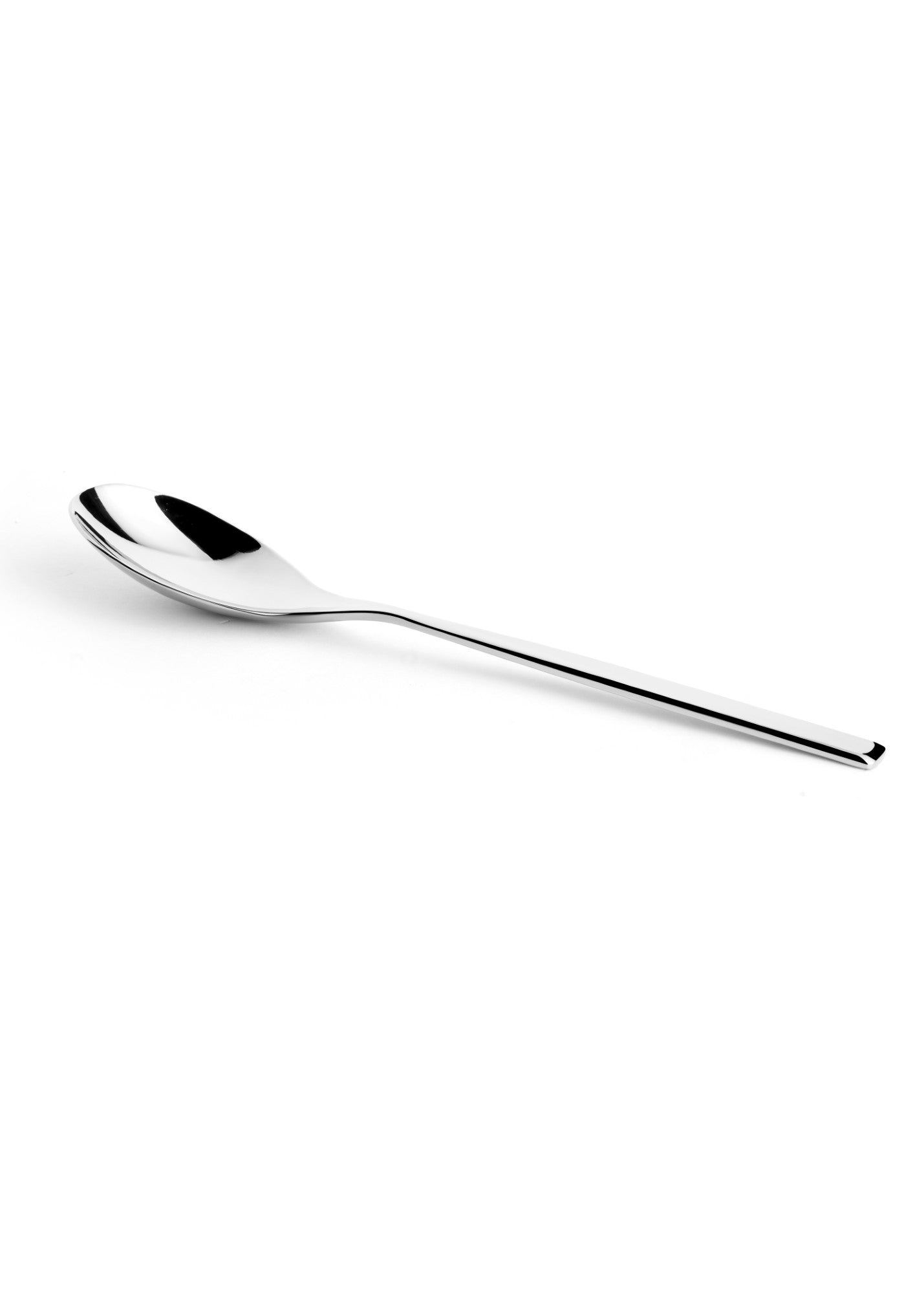 Stainless Steel Dessert Spoon Set of 12 | 7.5", Silver