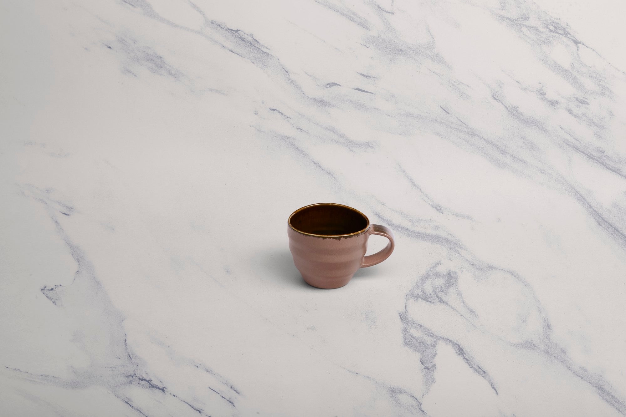 Porcelain Tea Cup | Splash Denim Non Stackable Cup, 12 Pcs