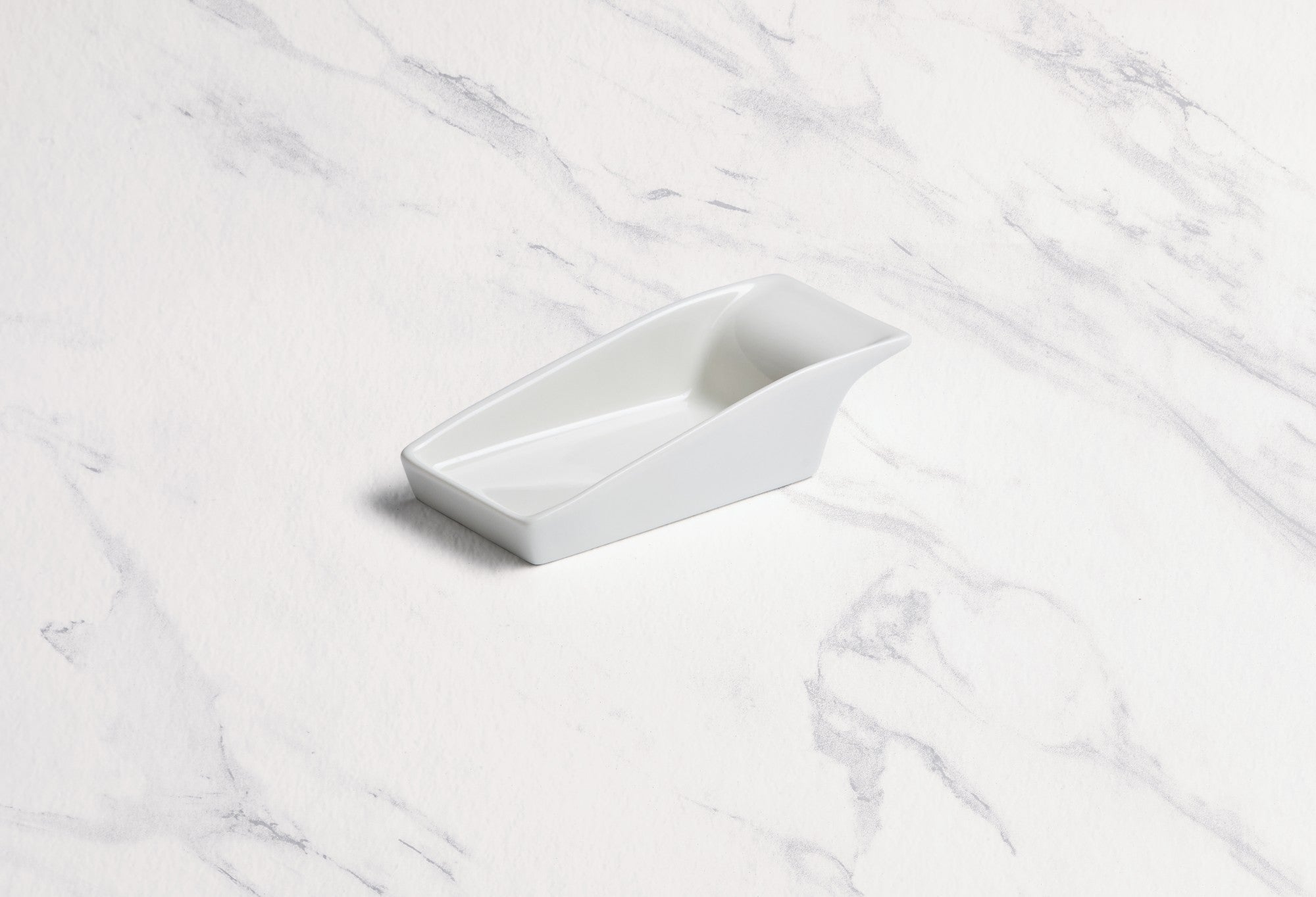 Slope Rectangle Bowl | 0.68, Porcelain | Set of 18