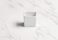 Deep Square Container | 3.55 oz, Porcelain | Pack of 18