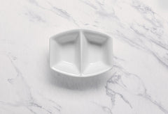 Rectangular Twin Bowl | 4.4oz, Porcelain | Pack of 18