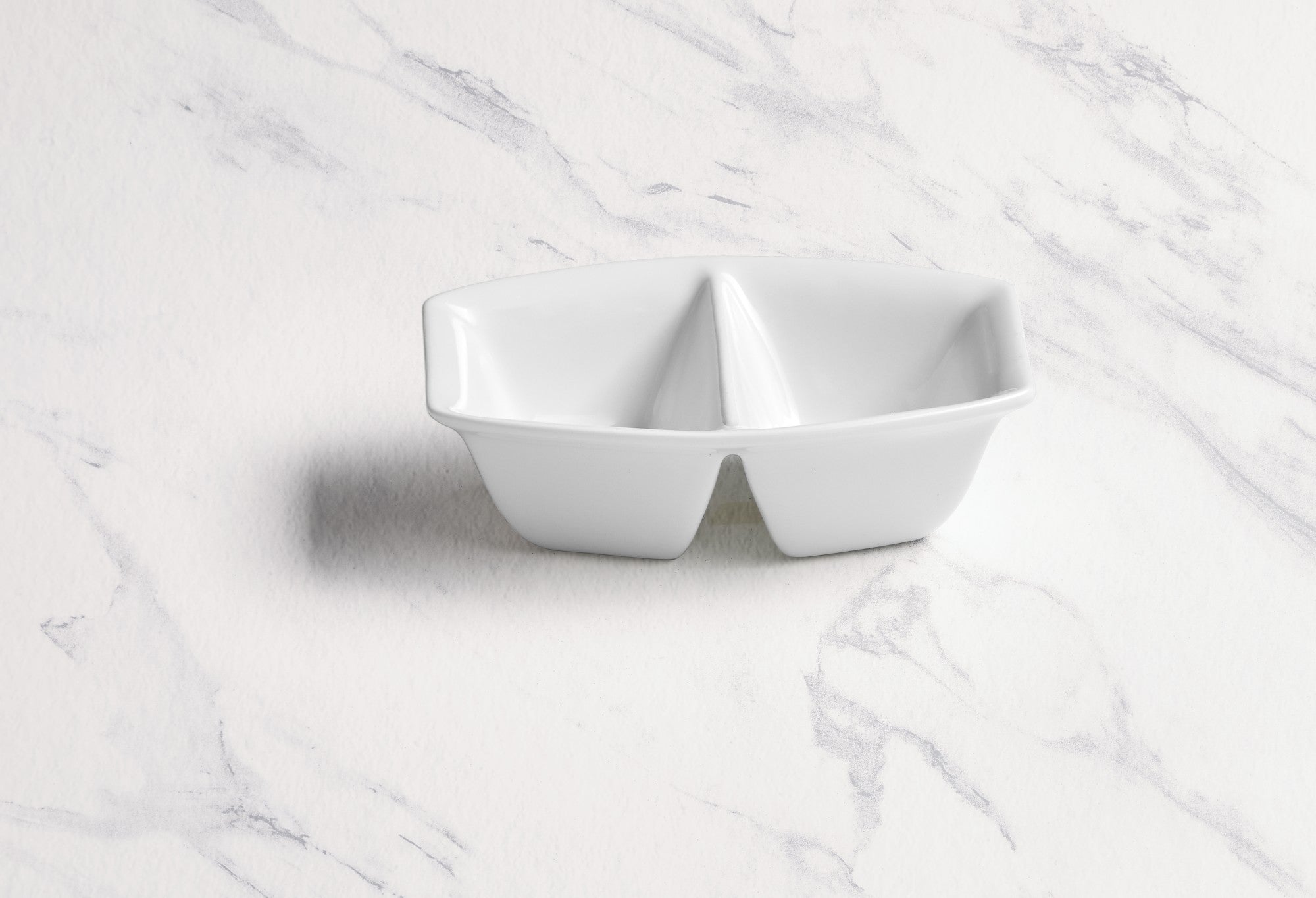 Rectangular Twin Bowl | 4.4oz, Porcelain | Pack of 18