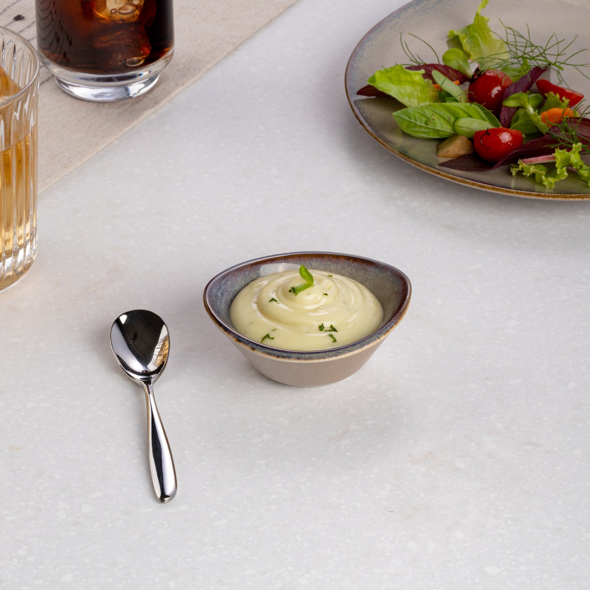 Porcelain Bowl | Miniature Curved Bowl | Set of 18
