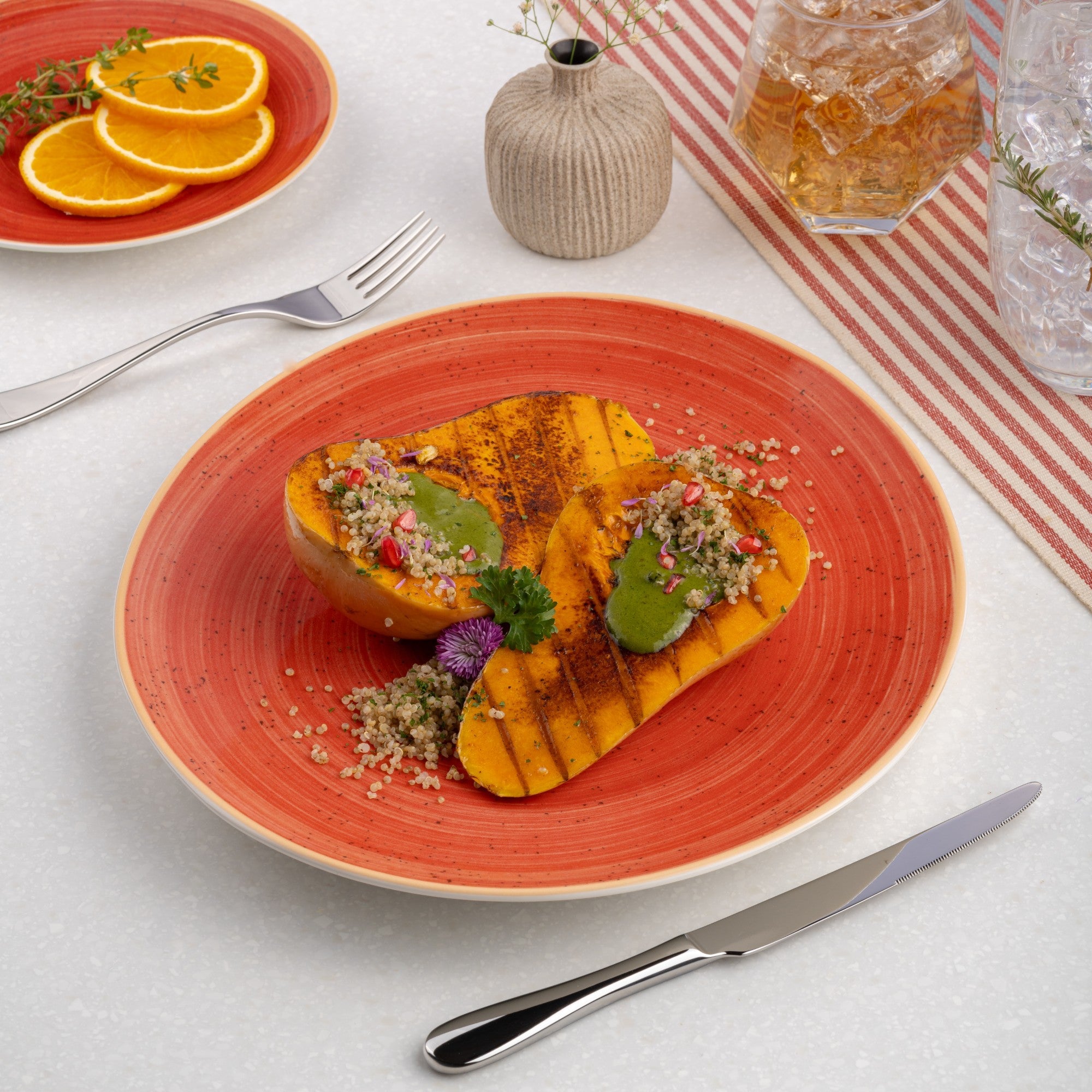 Porcelain Steak Plate | 11.81" Prime Steak Plate | Set of 6