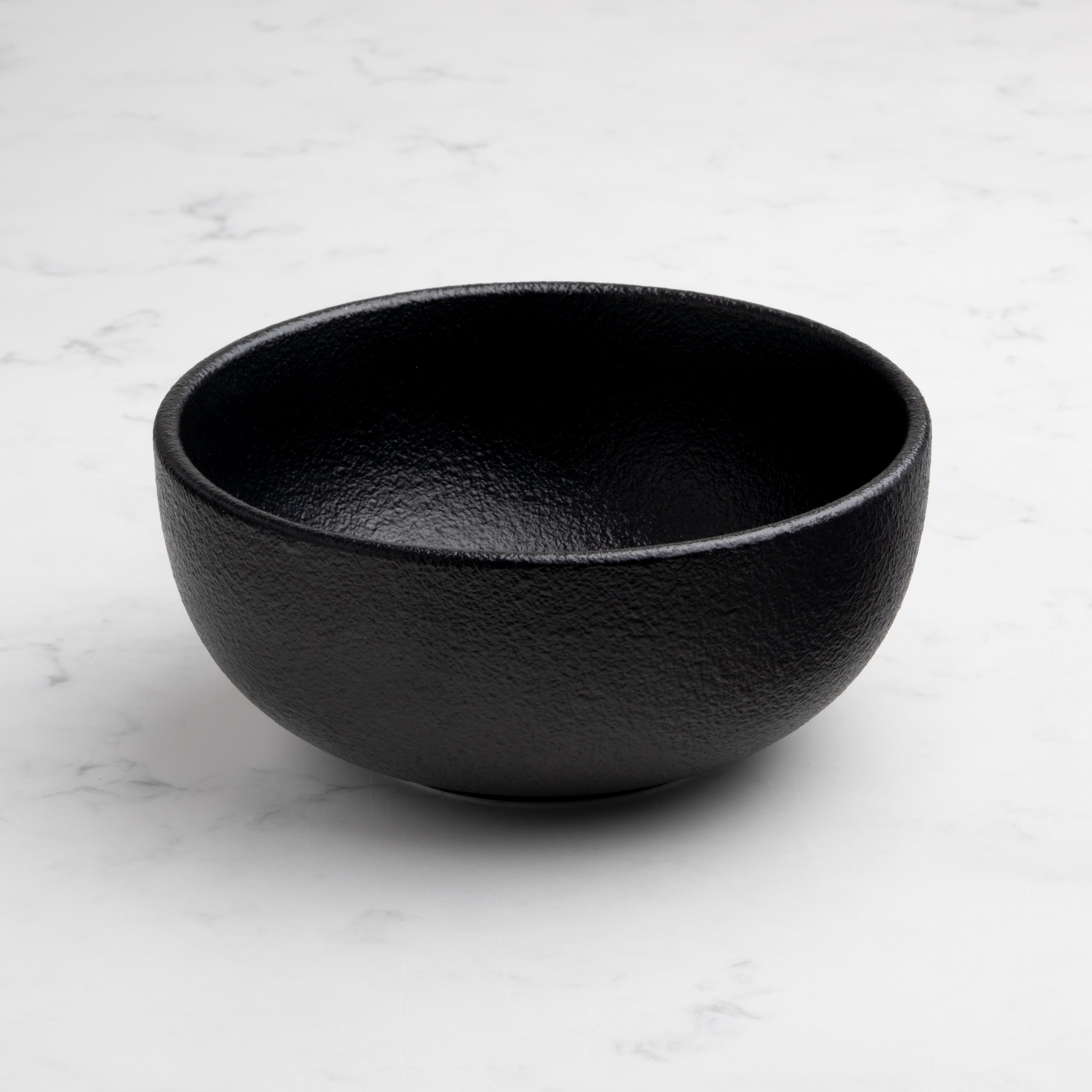 Non Stackable Bowl | Black, Porcelain- | Set of 8 Pcs