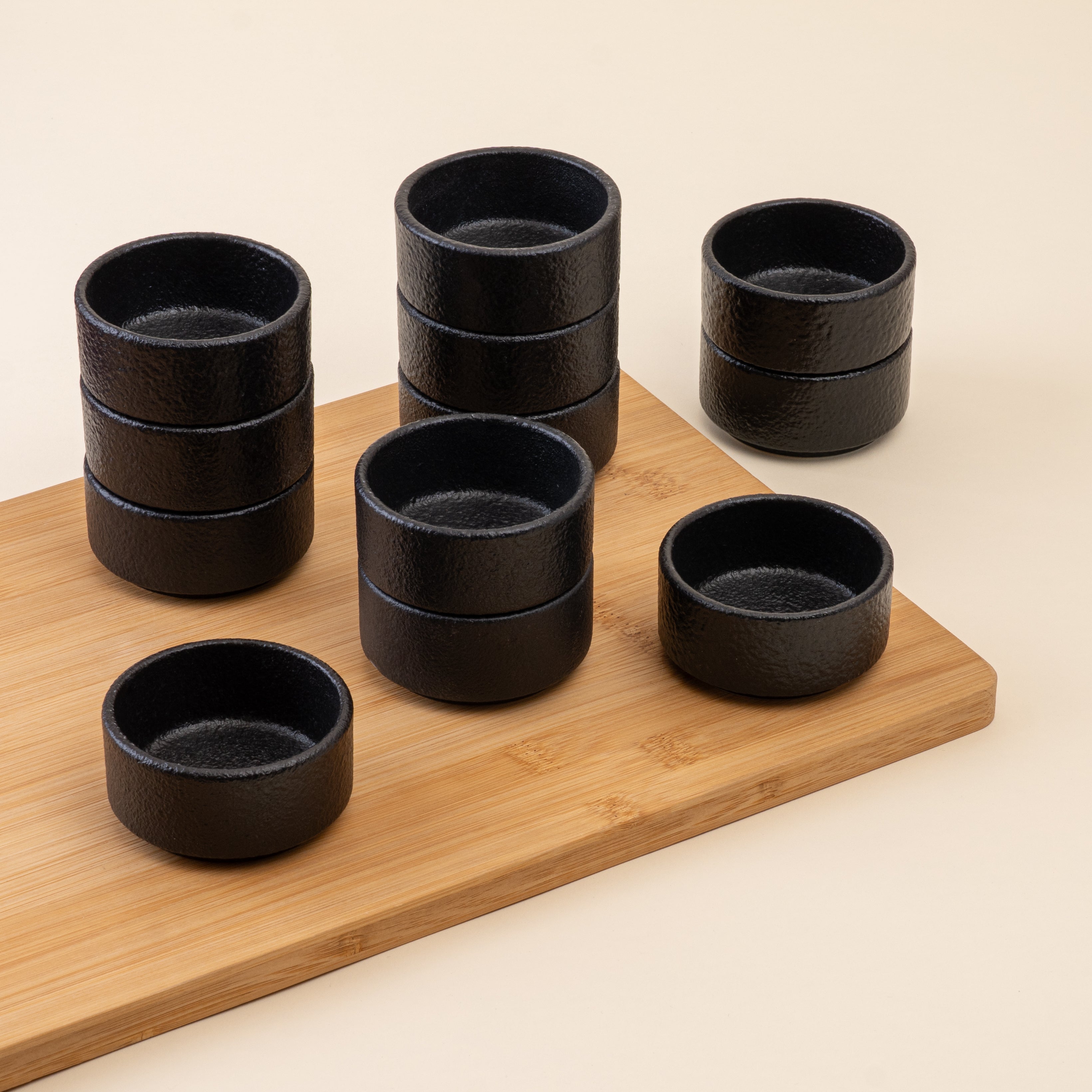 Butter Ramekin | Black, Porcelain | 2.37oz | Set of 12 pcs