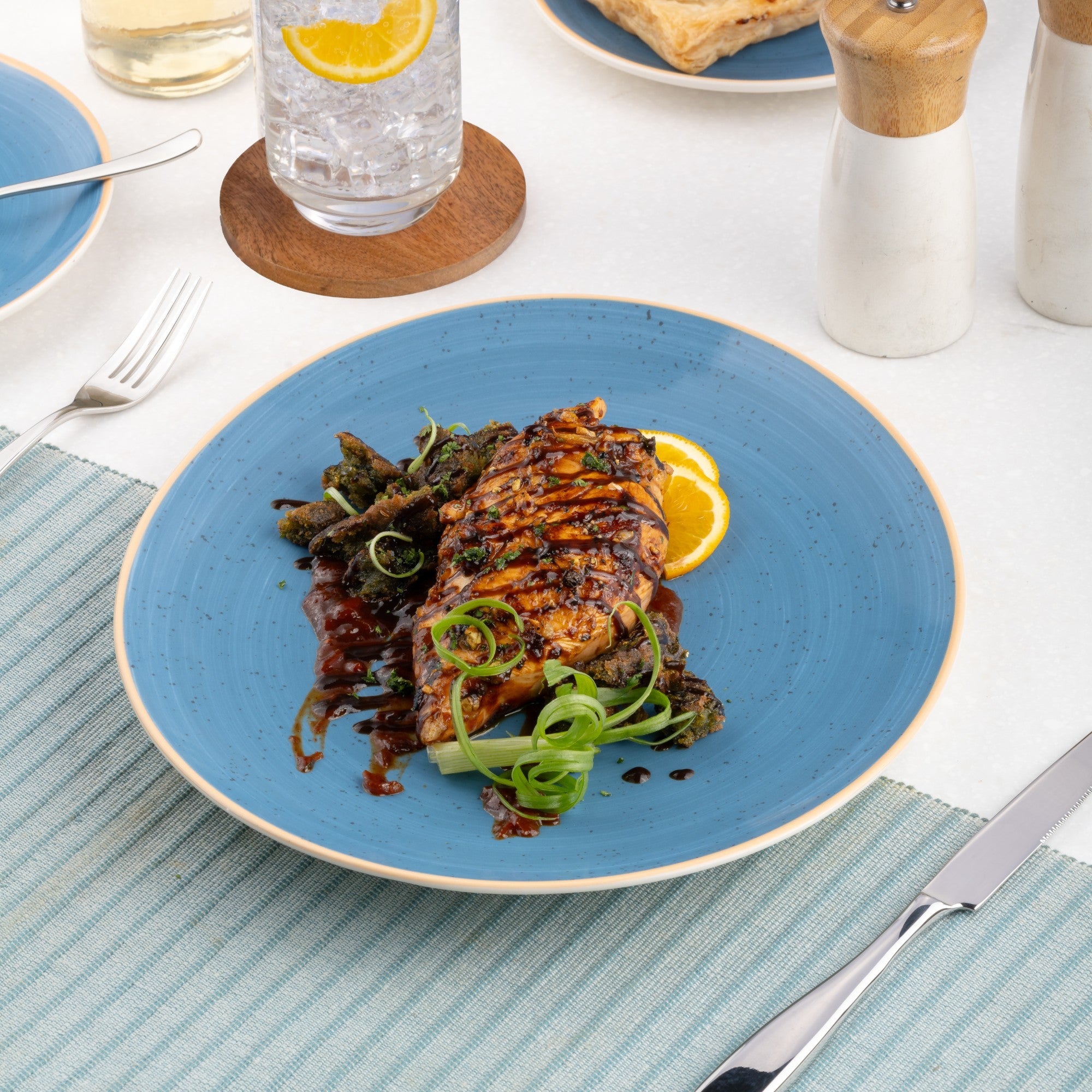 Porcelain Steak Plate | 11.81" Prime Steak Plate | Set of 6
