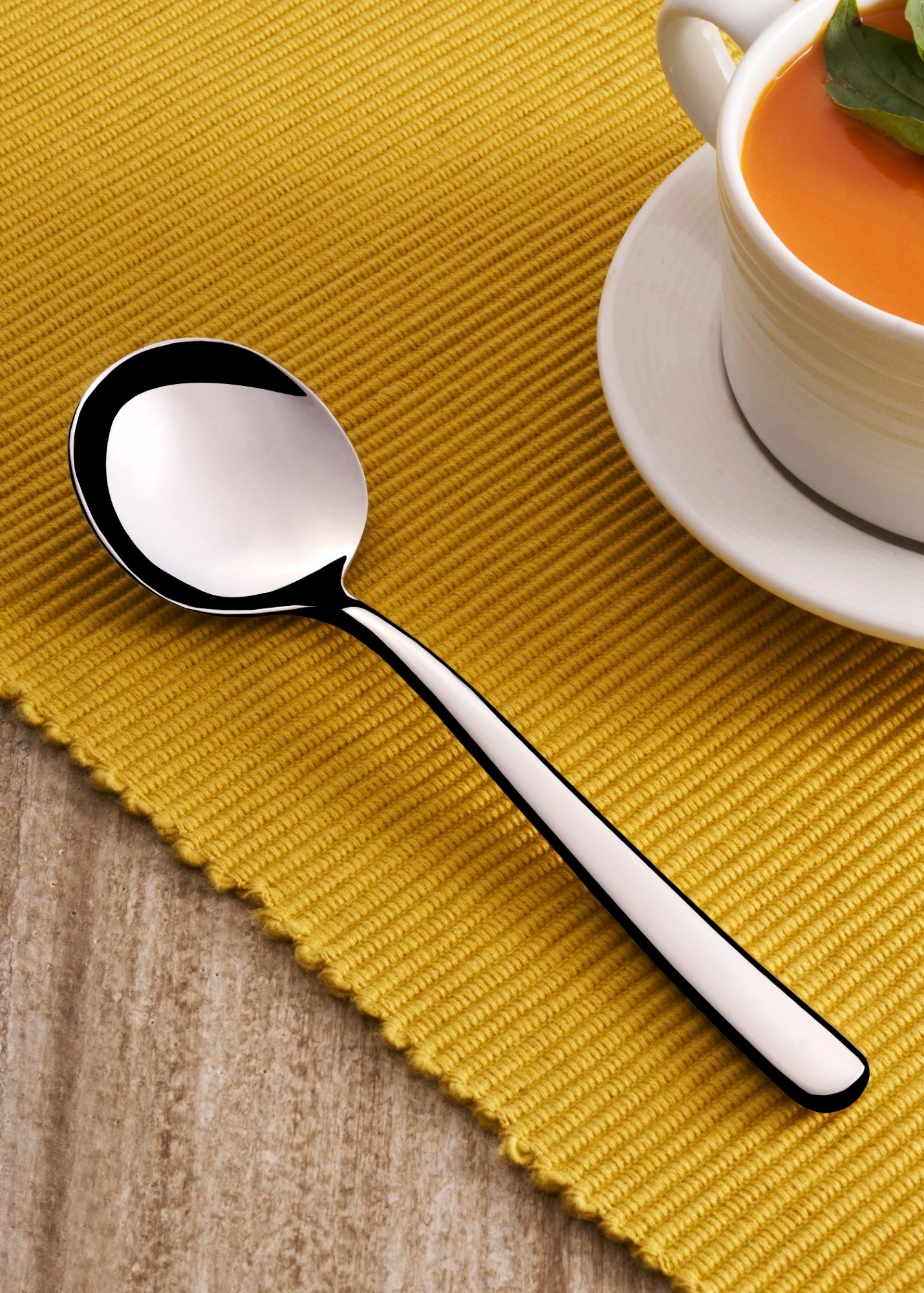 Stainless Steel Soup Spoon | 7", Silver, Set of 12