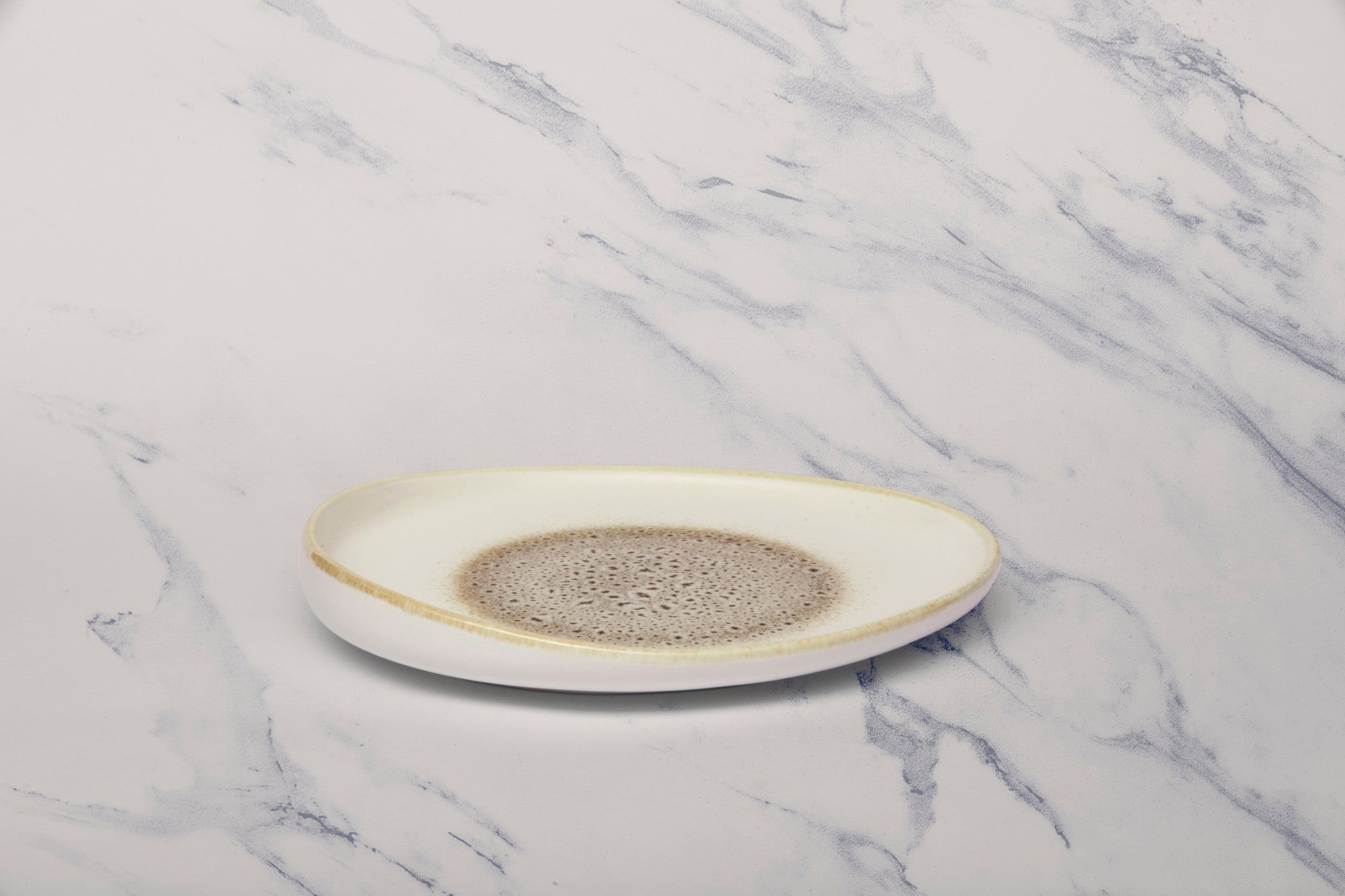 Porcelain Oval Plate | Elevated Oval Platter | Set of 6