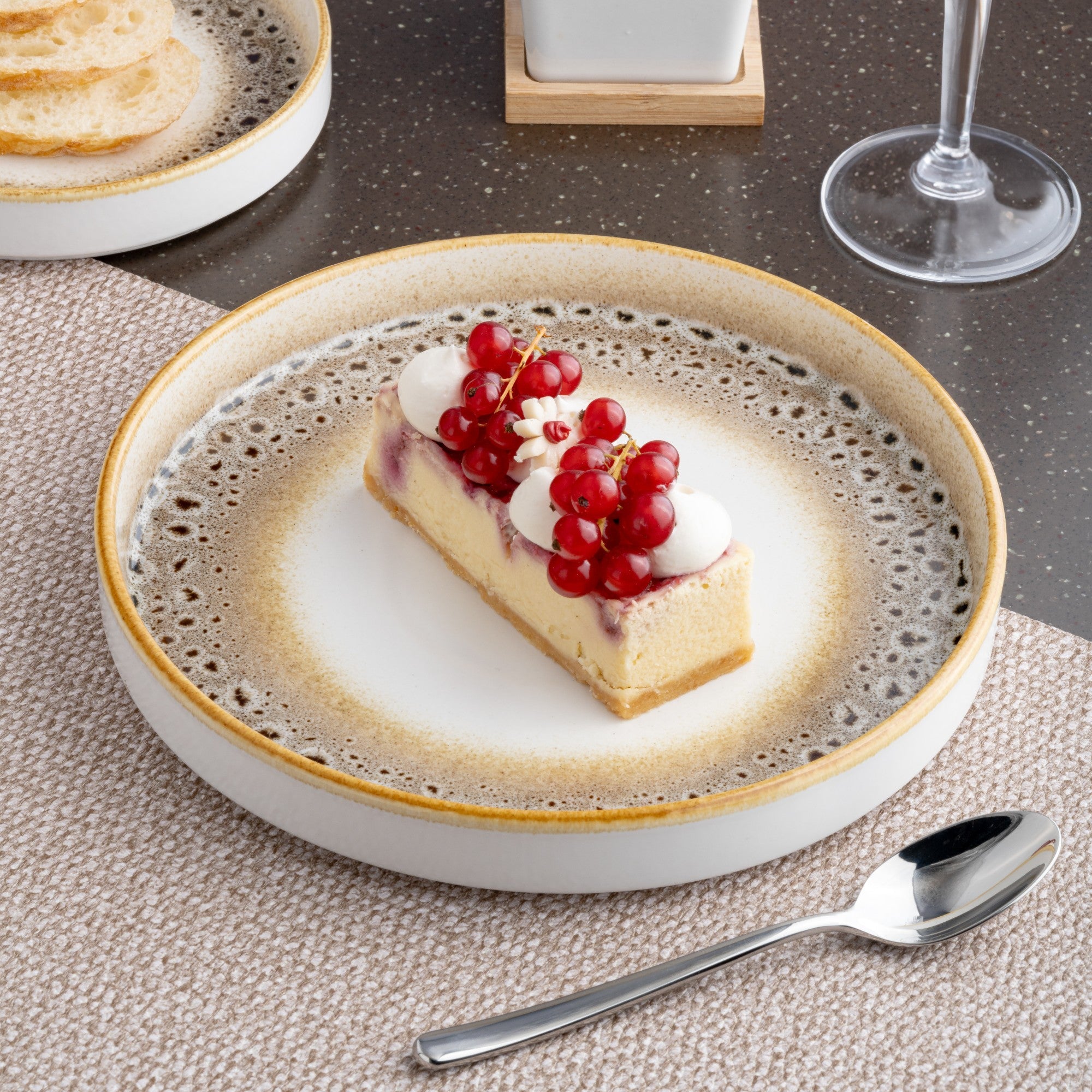 Porcelain Plate | Stackable Dinner Plate| Set of 4
