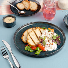 Porcelain Plate | Short Rim Stackable Plate | Set of 4