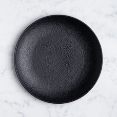 Porcelain Rimless Plate| Round Shape, Set of 12