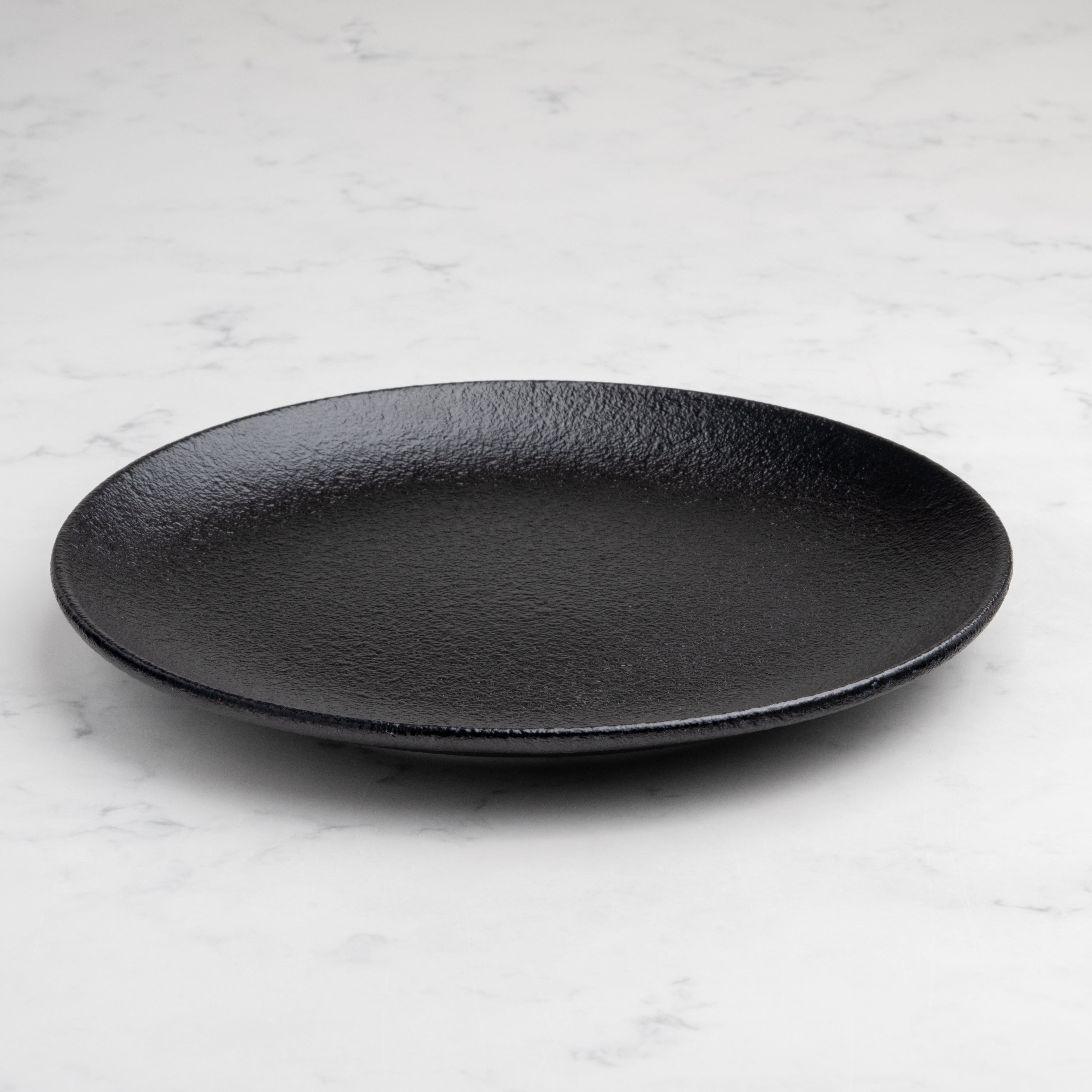 Porcelain Rimless Plate| Round Shape, Set of 12