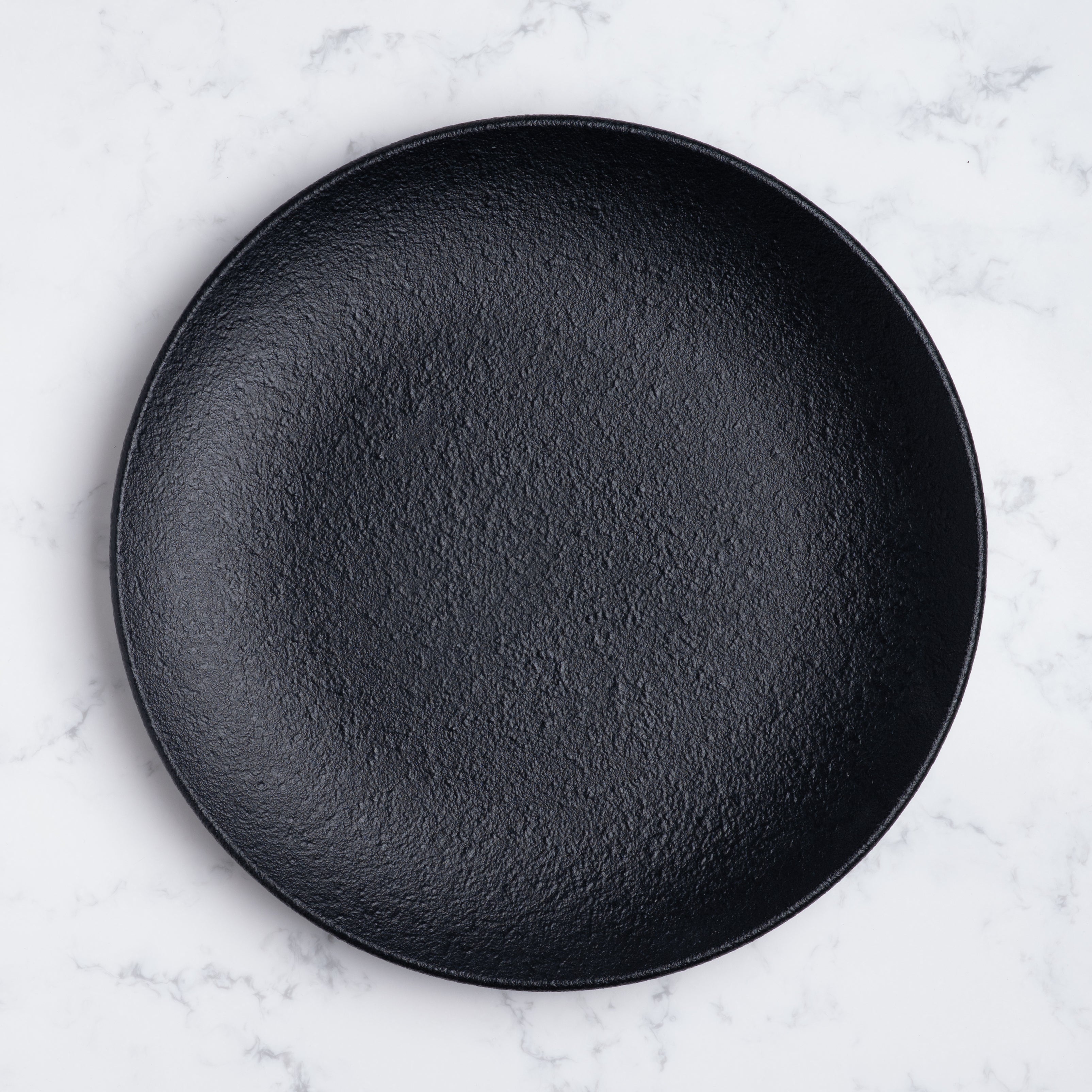 Porcelain  Round Rimless Plate, 9.44" | Set of 6