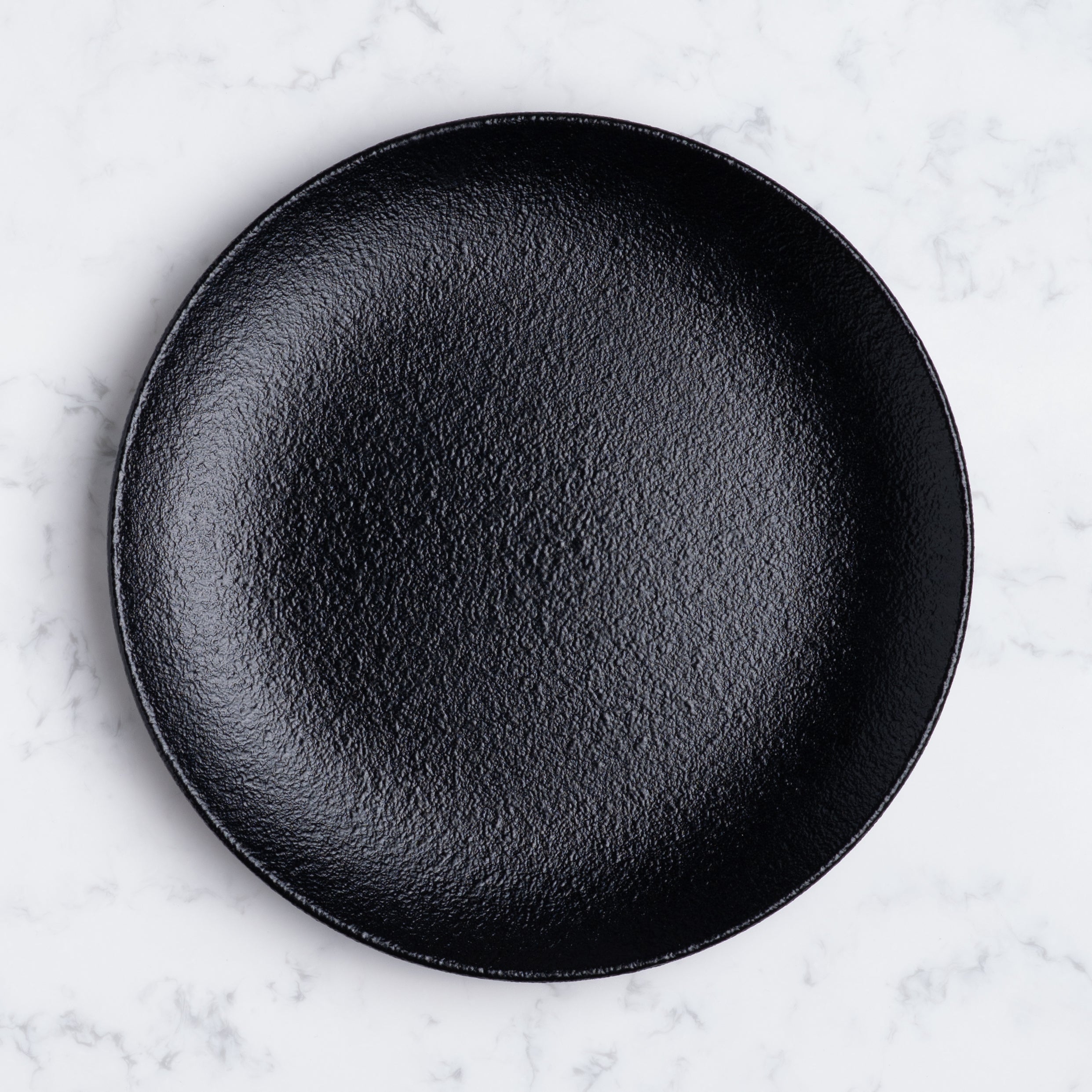 Porcelain Round Rimless Plate, 10.62" | Set of 6