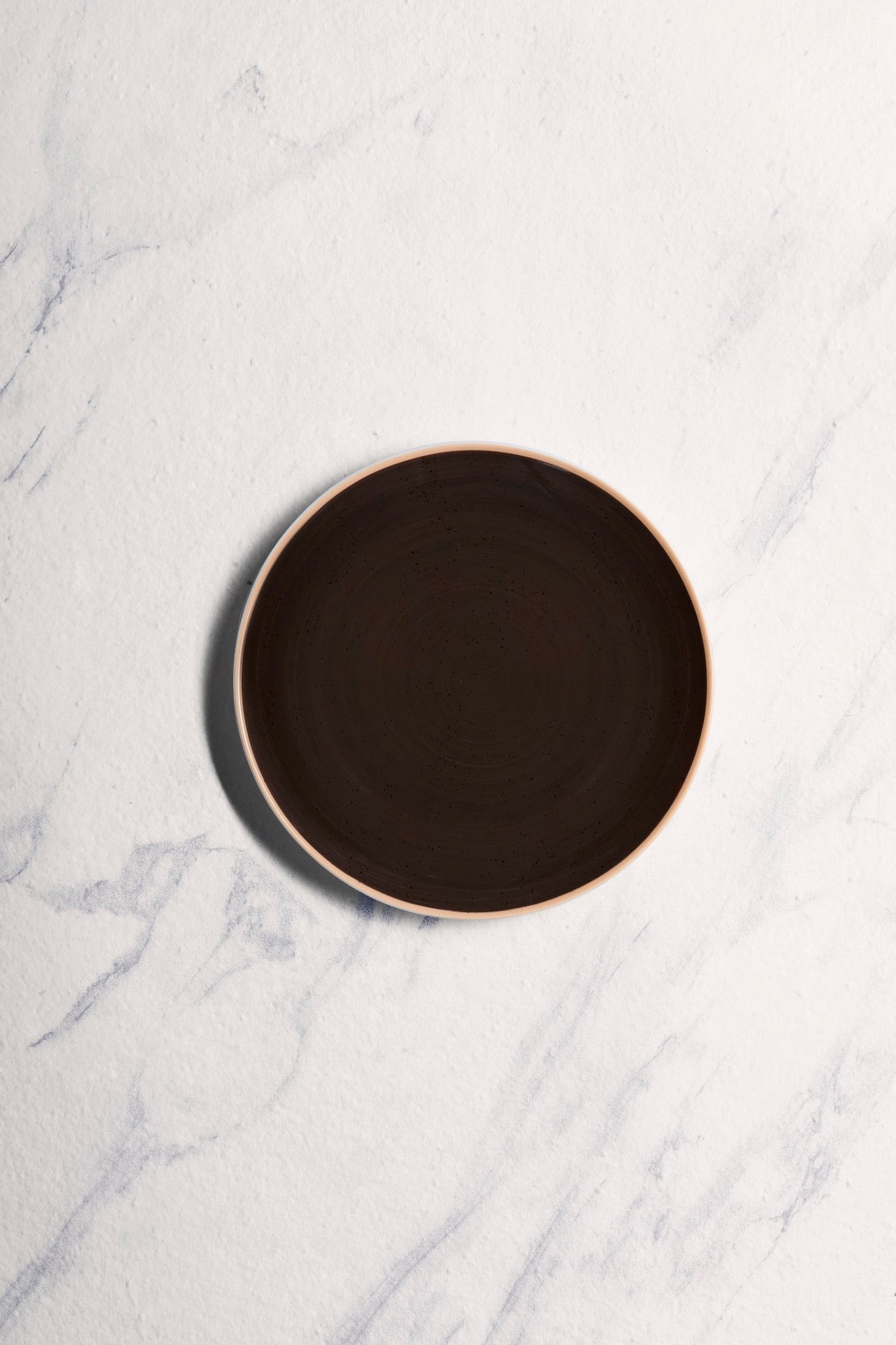 Porcelain Rimless Plate | Vital Coupe Round Plate, Set of 12