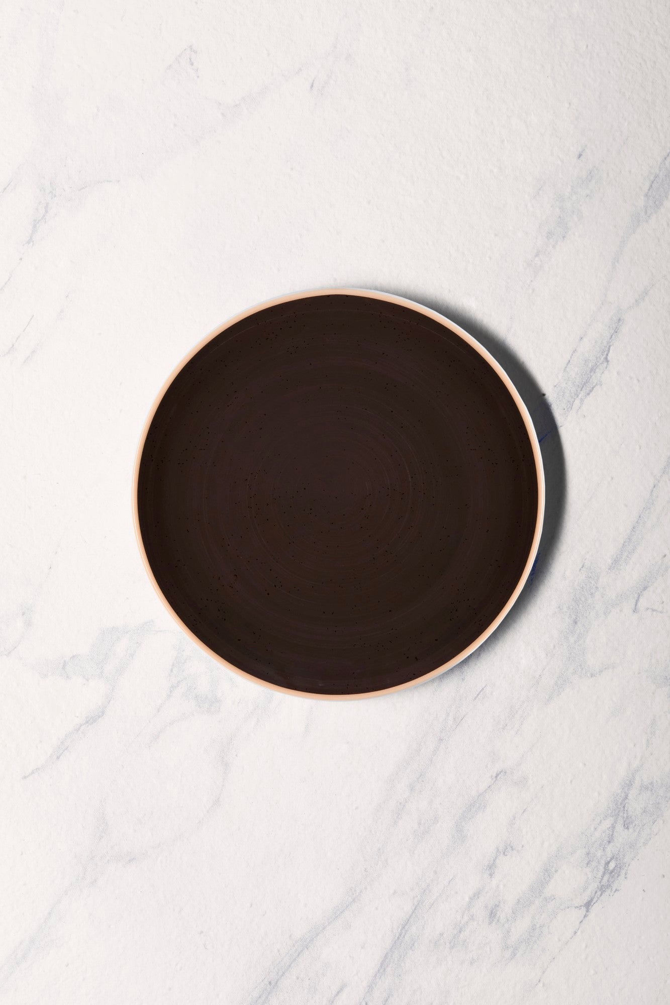 Porcelain Rimless Plate | Vital Coupe Round Plate, Set of 6