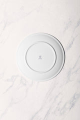 Porcelain Rimless Plate | Vital Coupe Round Plate, Set of 6