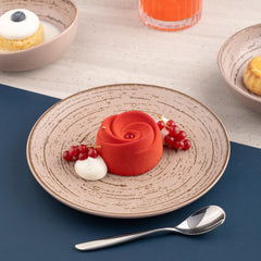 Porcelain Plate | Vital Coupe Round Rimless Plate | 6 Pcs
