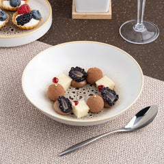 Porcelain Deep Plate | Vital Coupe Round Deep Plate | 6 Pcs