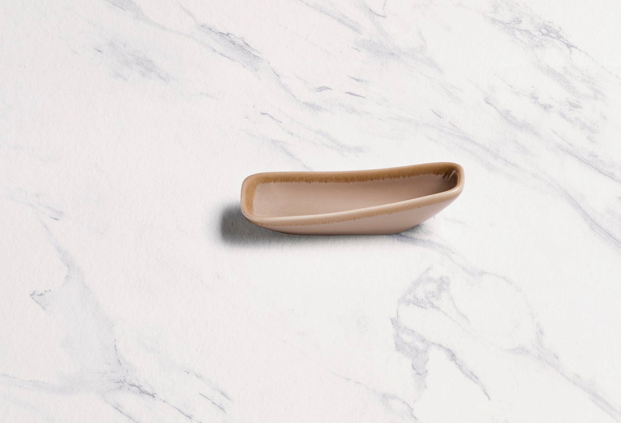 Porcelain Platter | Vital Rectangle Plate, 3.1x1.7" | 24 Pcs