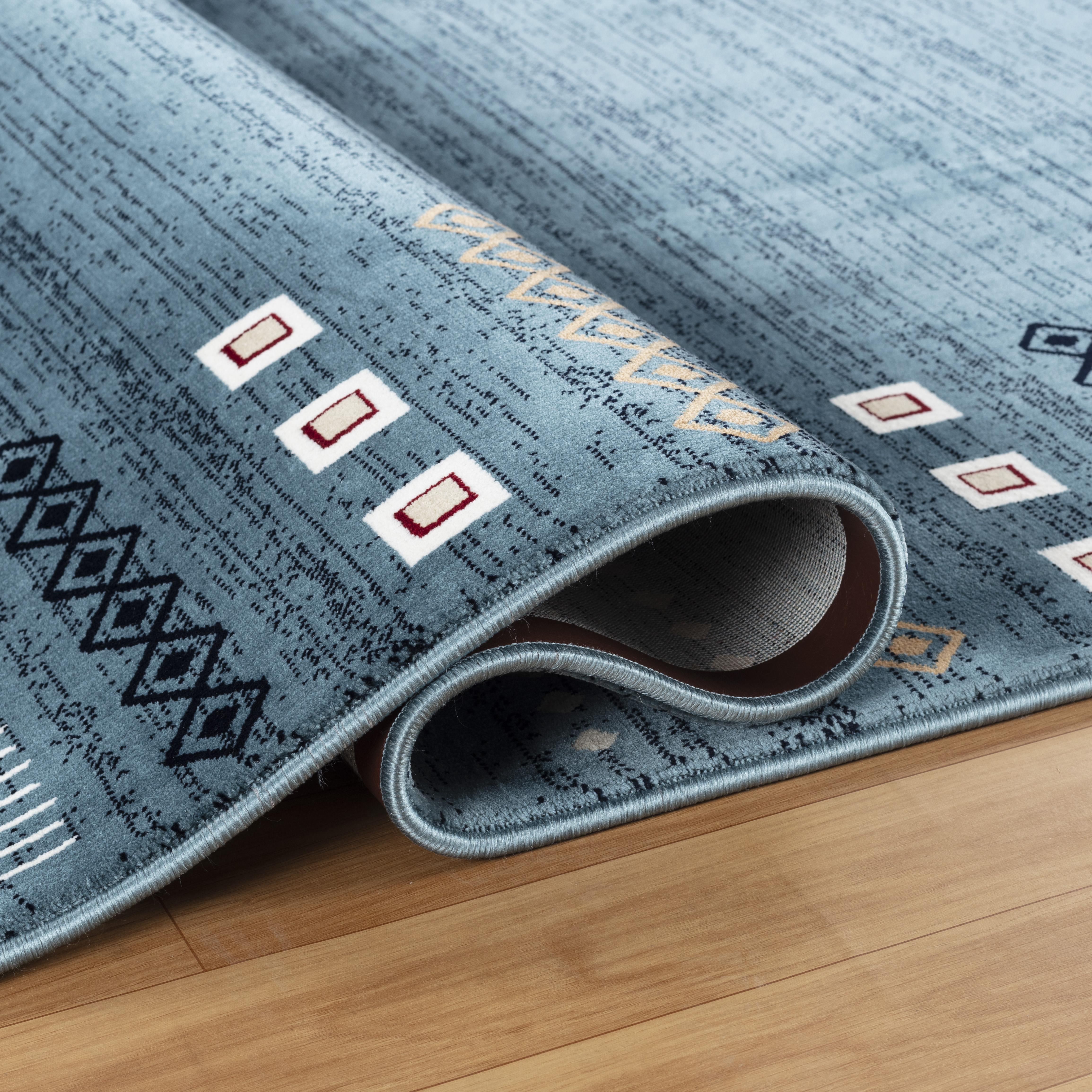 Kandahar B744A Area Rug Blue