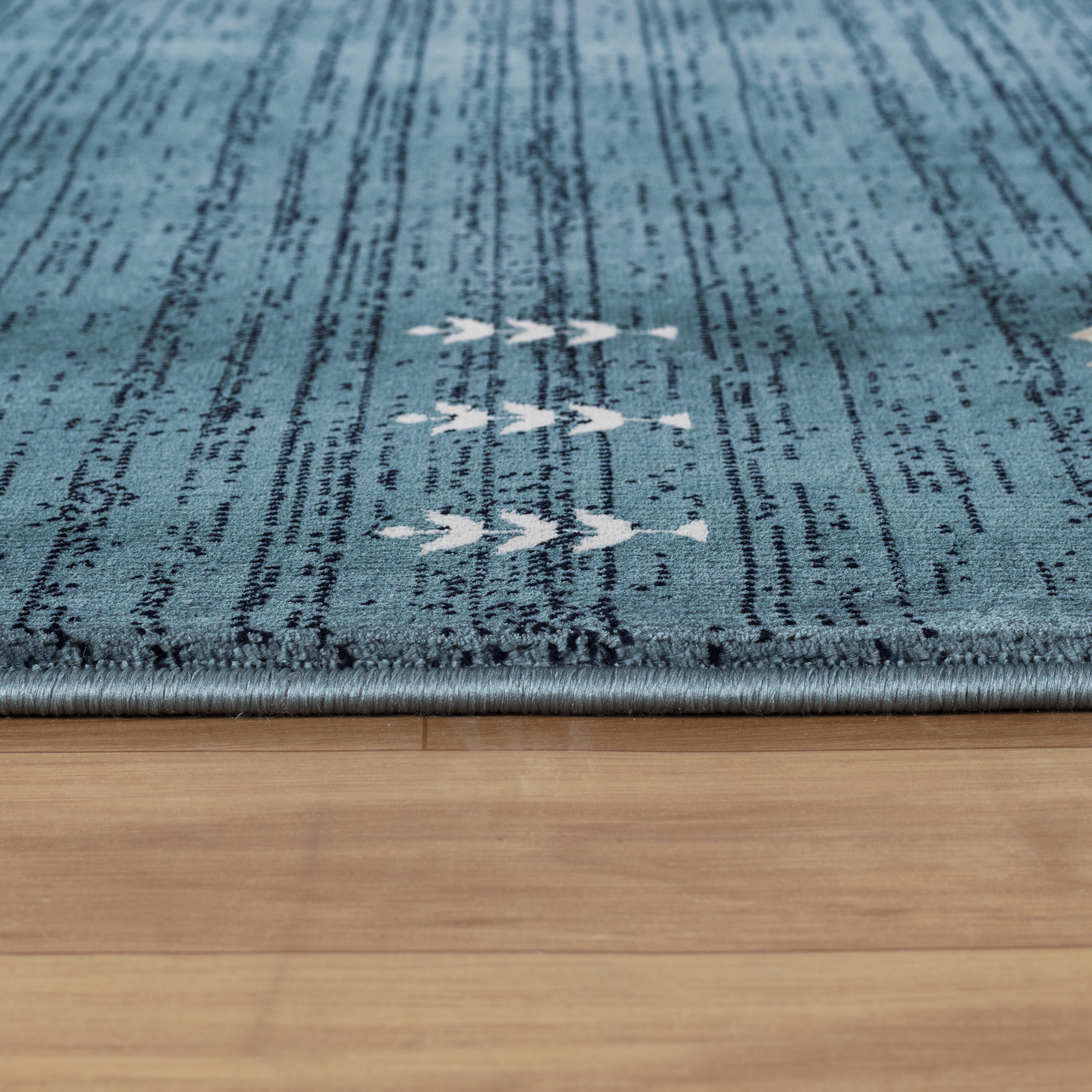 Kandahar B744A Area Rug Blue