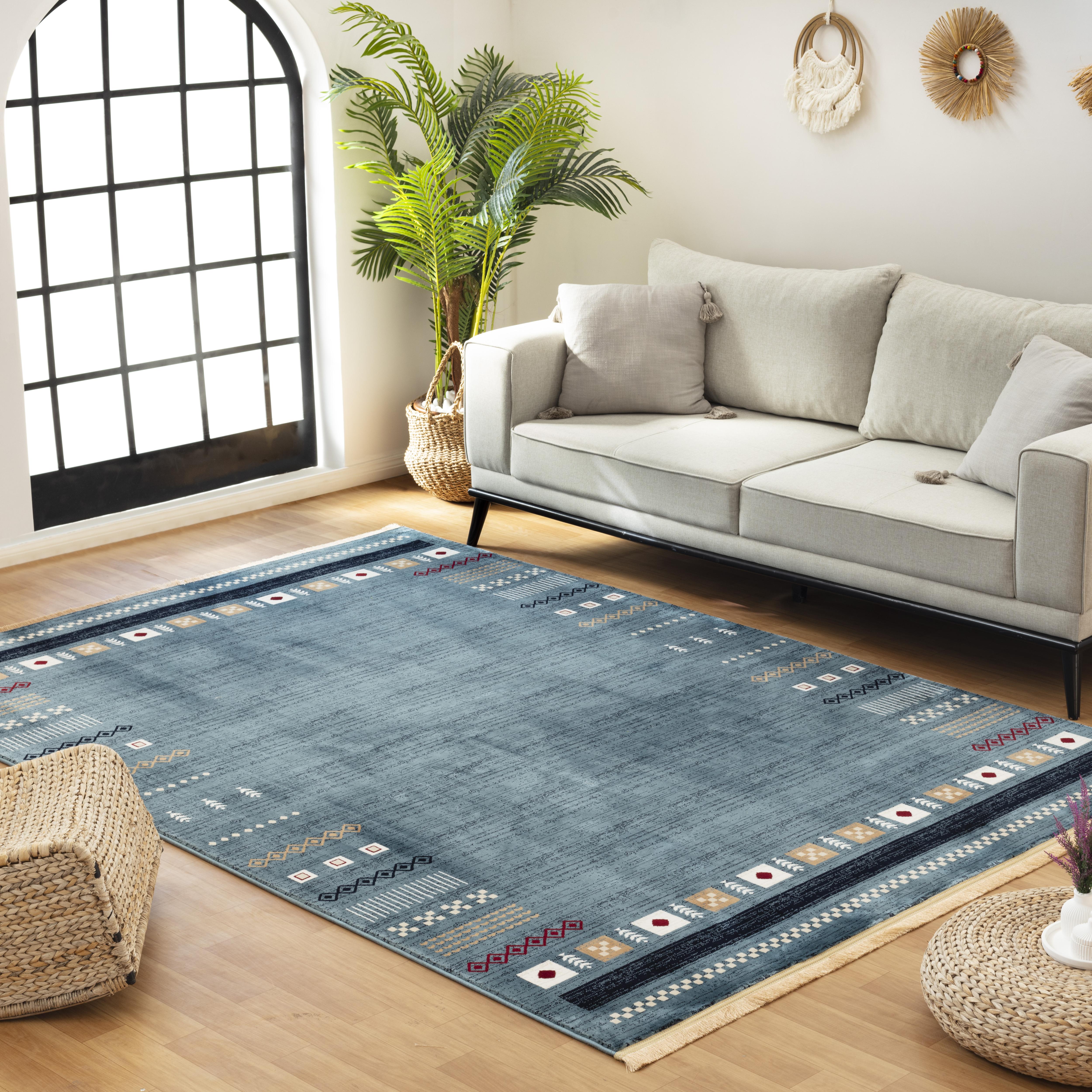 Kandahar B744A Area Rug Blue