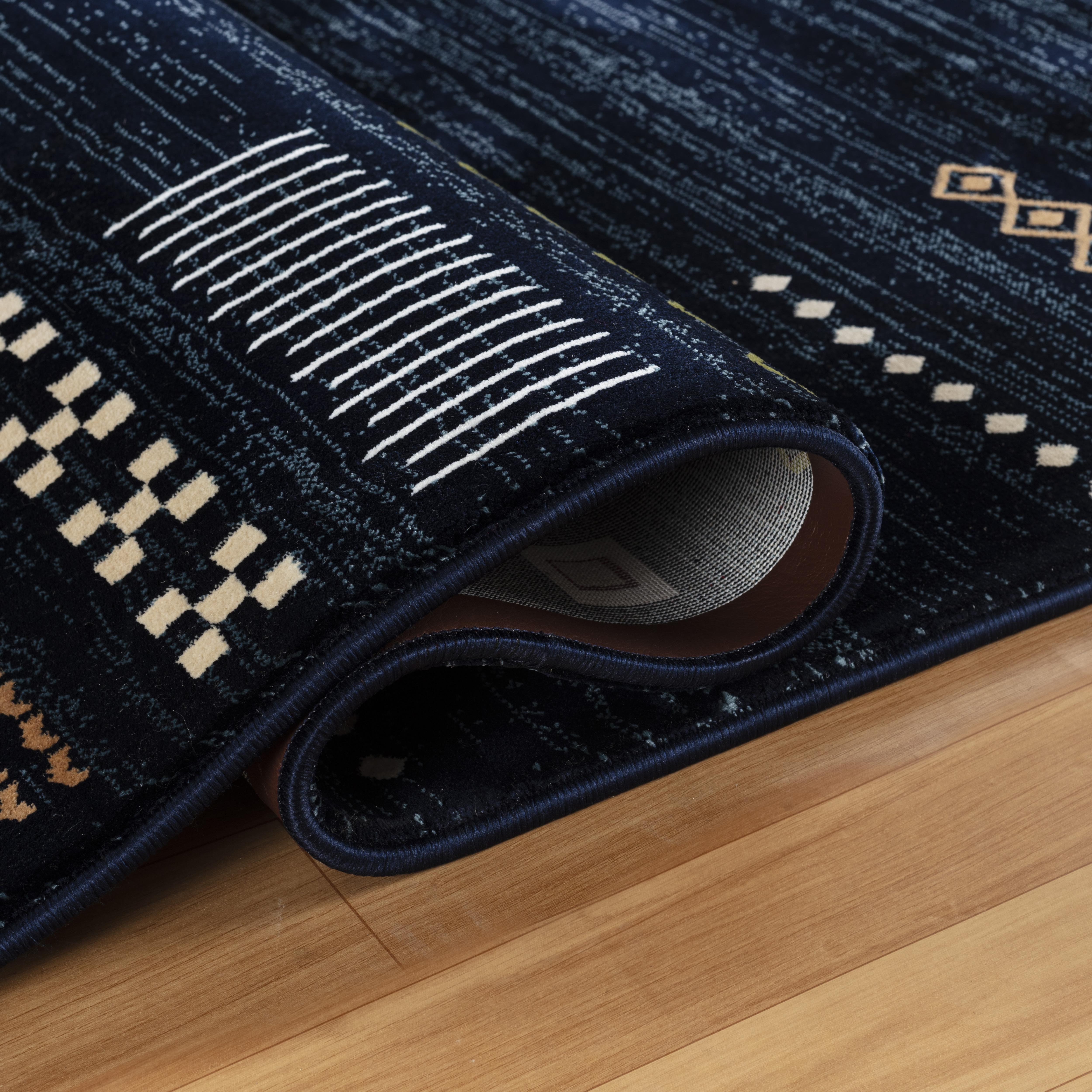 Kandahar B744A Area Rug Navy