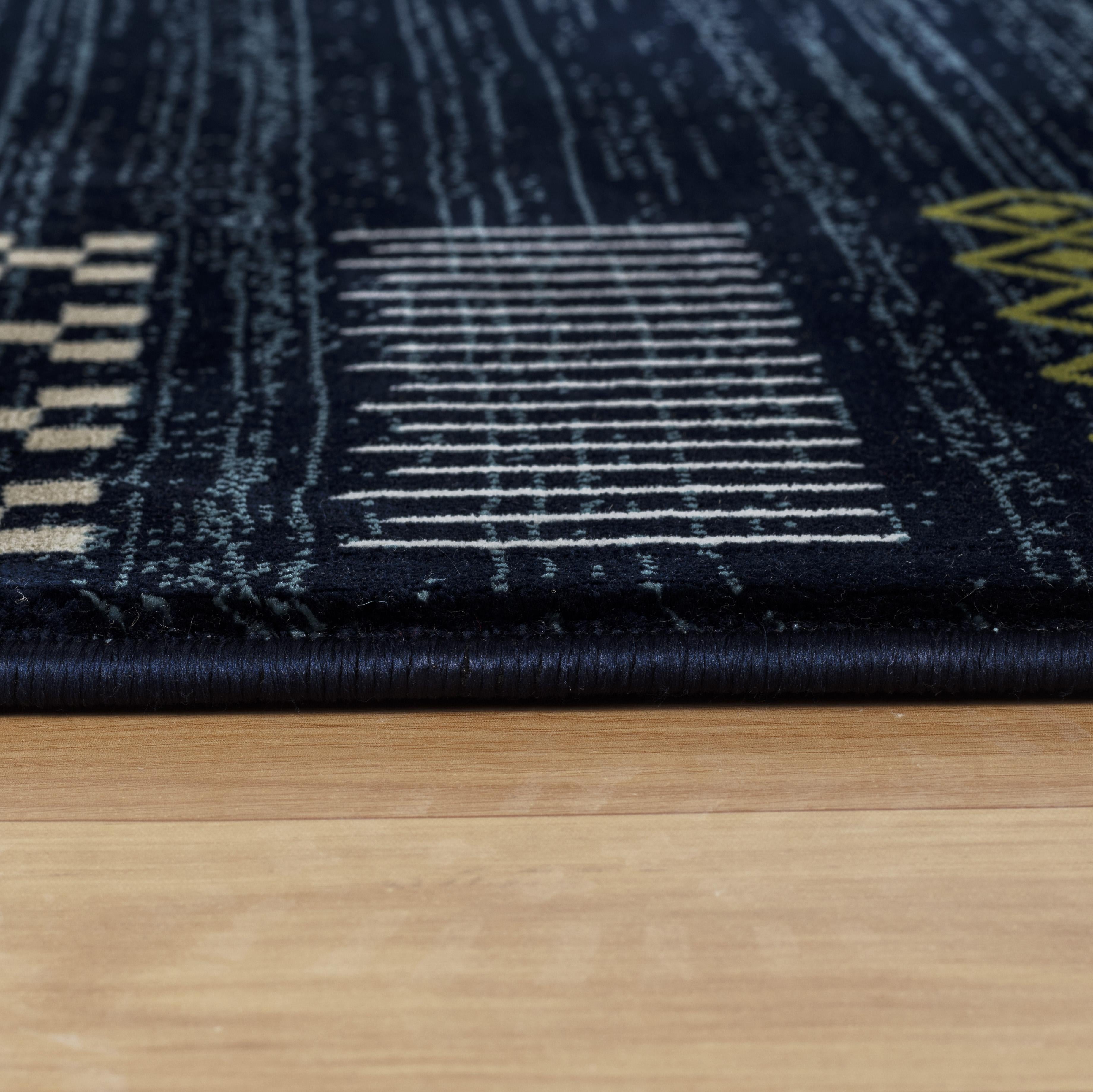 Kandahar B744A Area Rug Navy