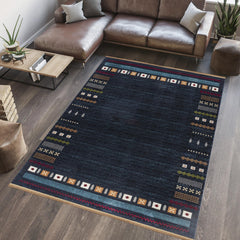 Kandahar B744A Area Rug Navy