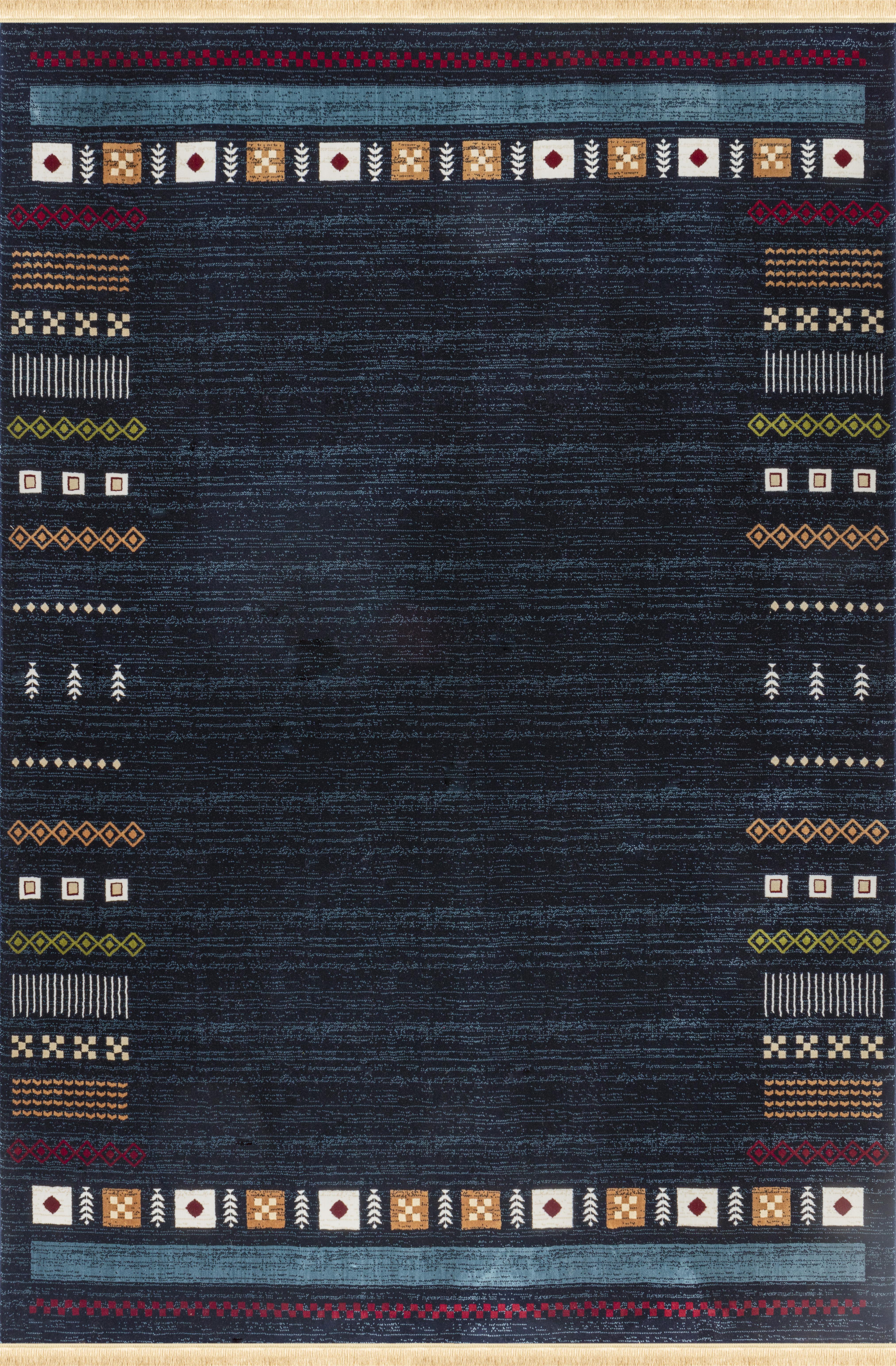 Kandahar B744A Area Rug Navy