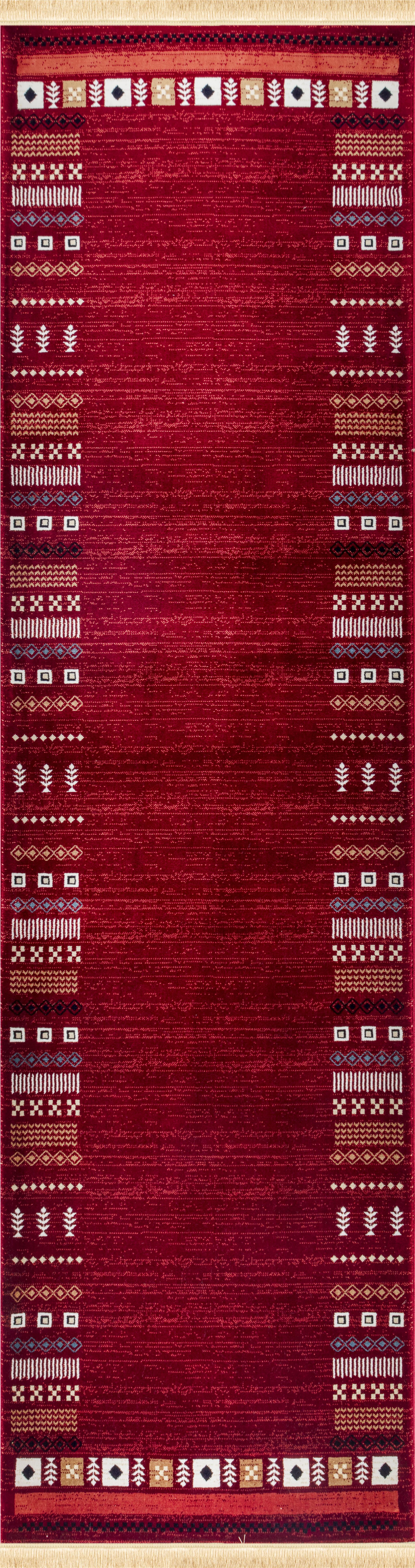 Kandahar B744A Area Rug Red