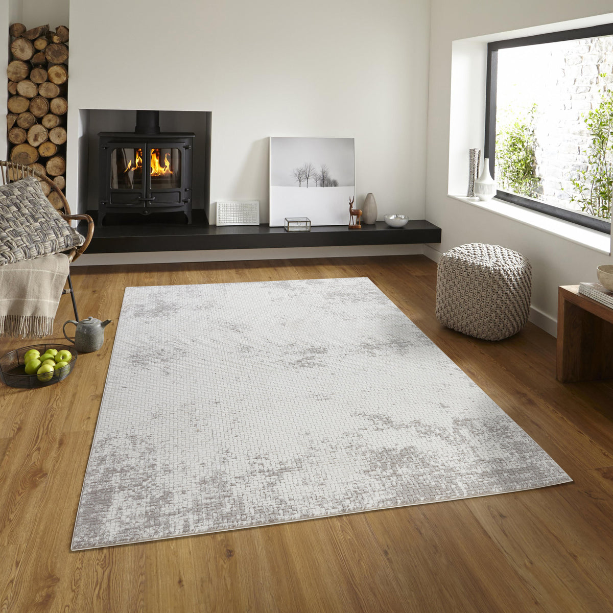 Boutique BT306 Area Rug Cream Beige