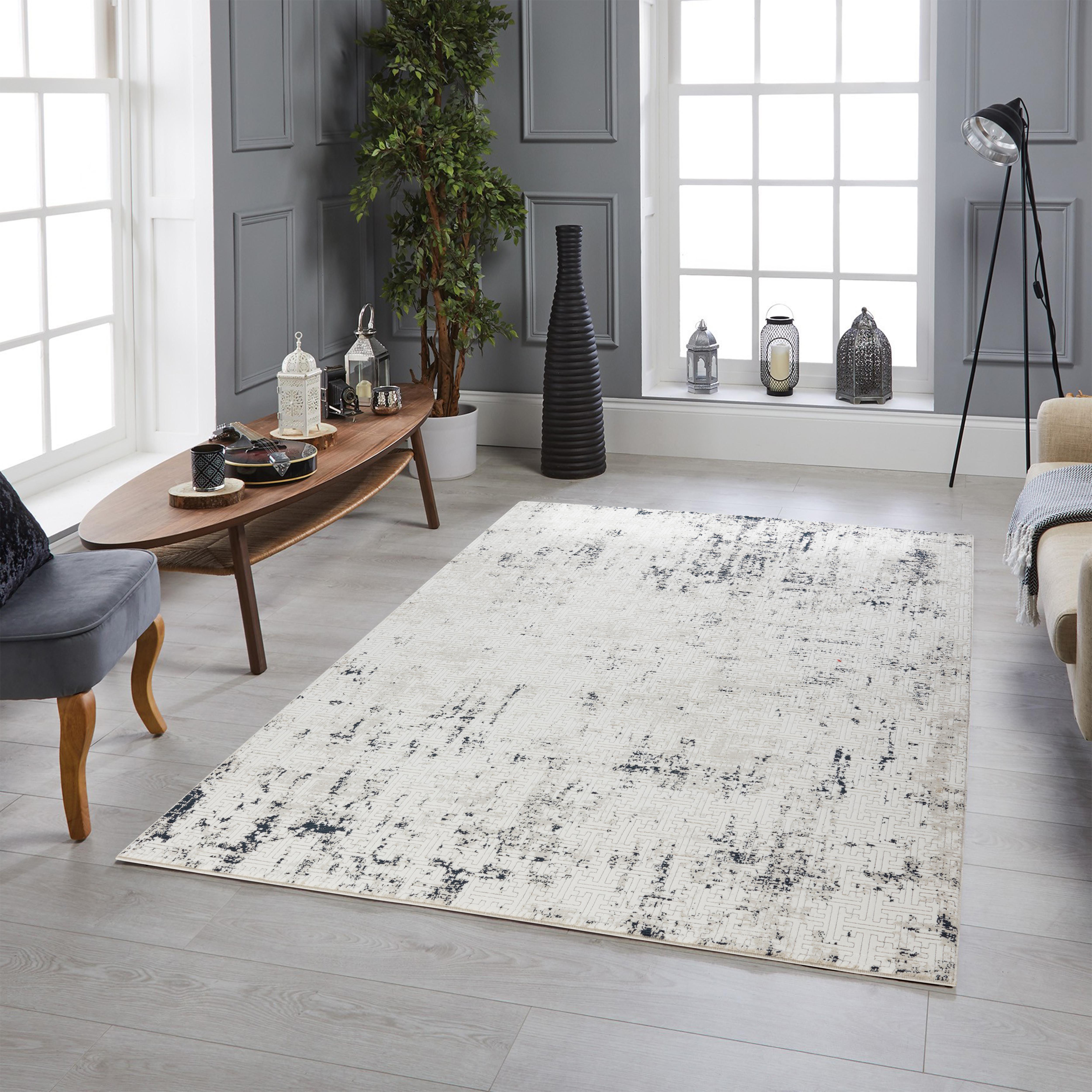 Boutique BT318 Area Rug Cream Navy