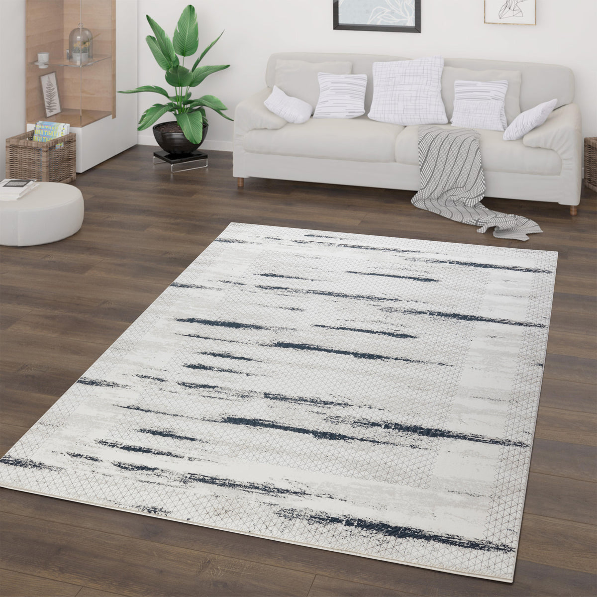 Boutique BT322 Area Rug Cream Navy
