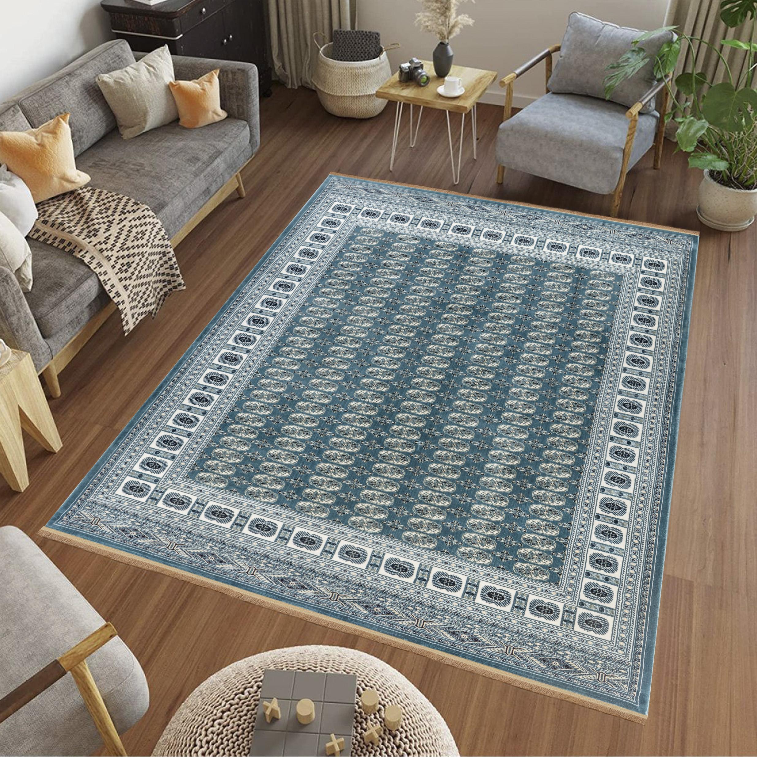 Sultan 668 Area Rugs Blue